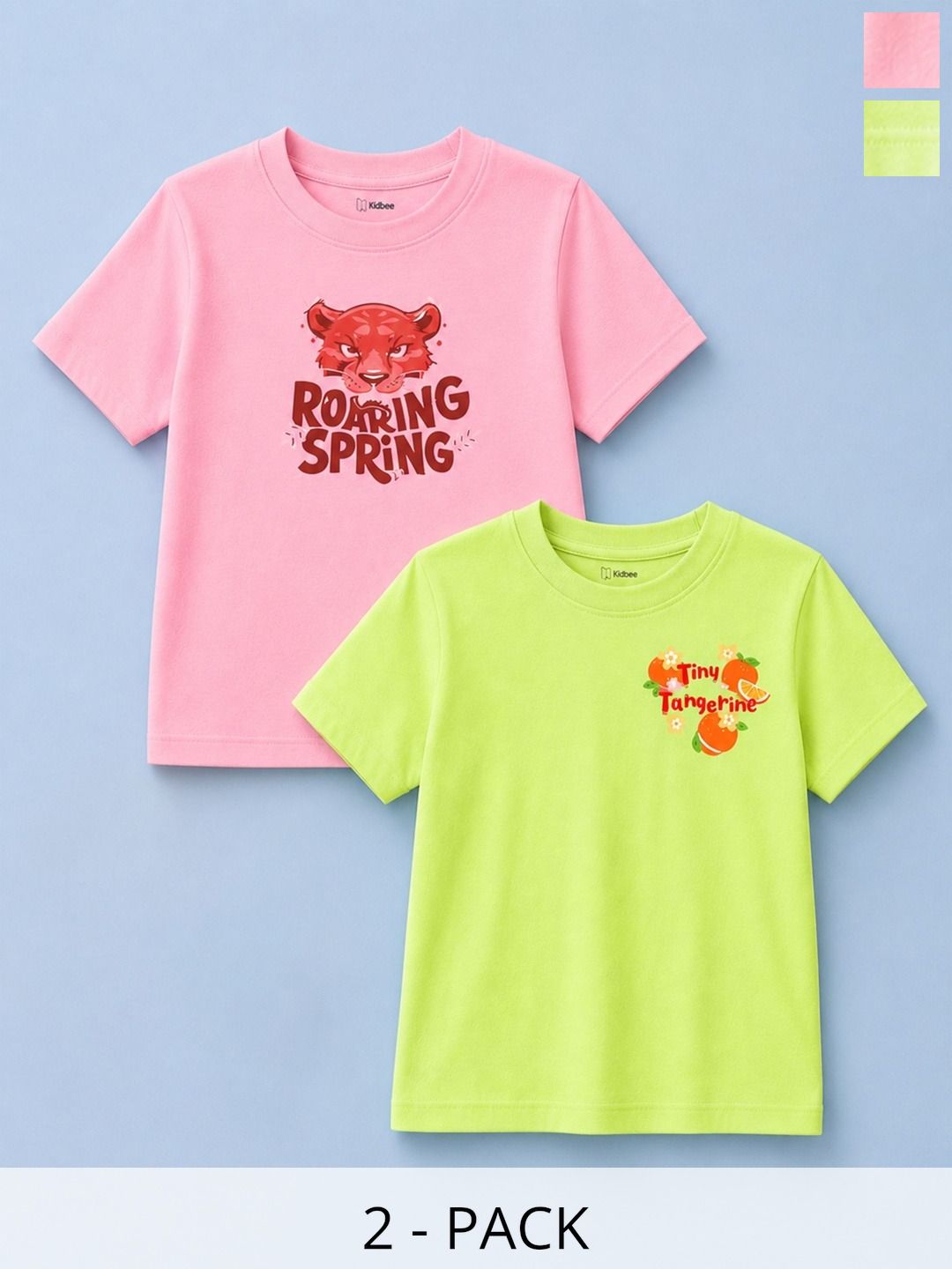 Kidbea Kids Typography 2 Printed Bamboo Applique T-shirt-image-39