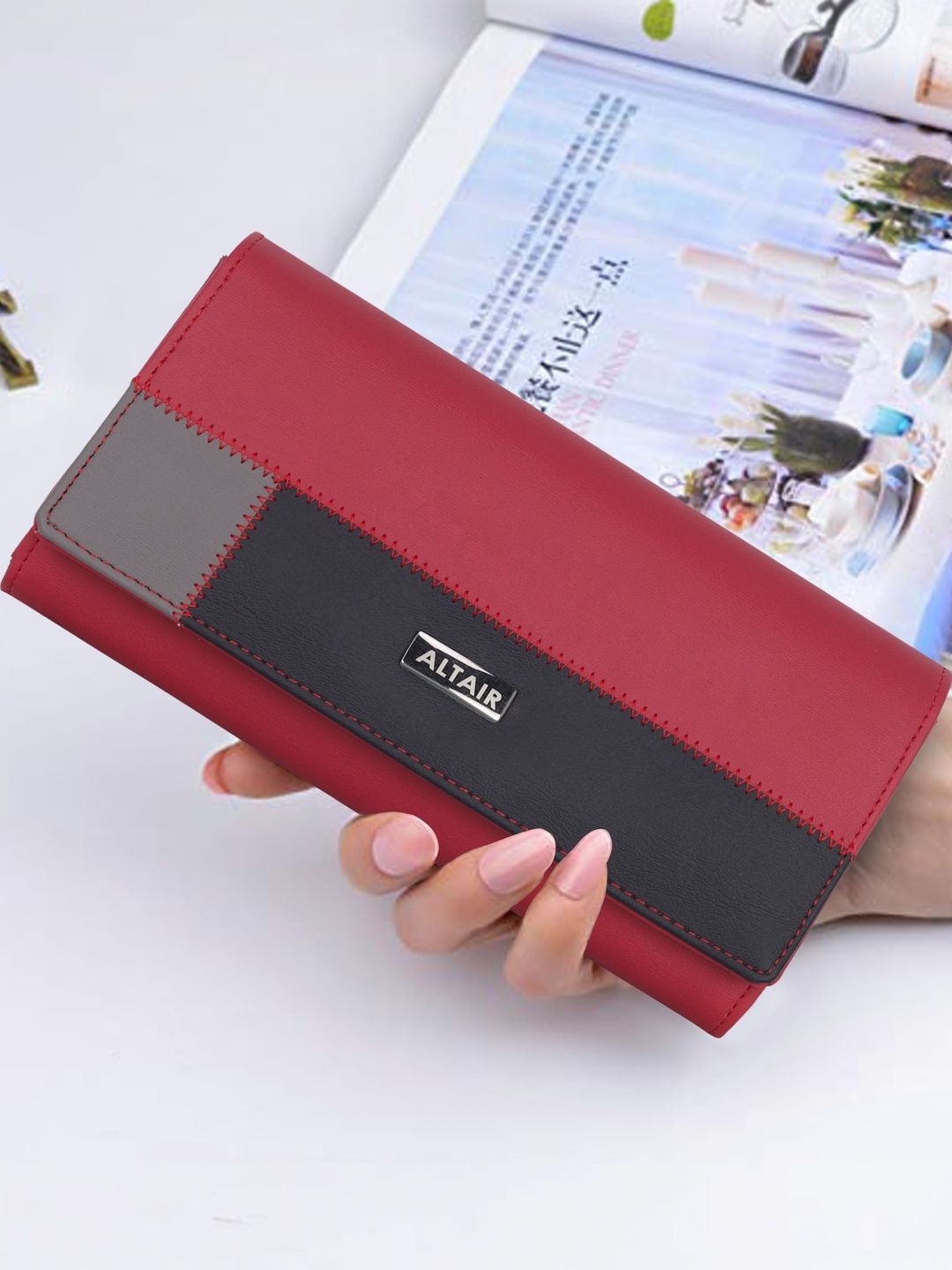 ALTAIR Colourblocked Purse Clutch-picture-33