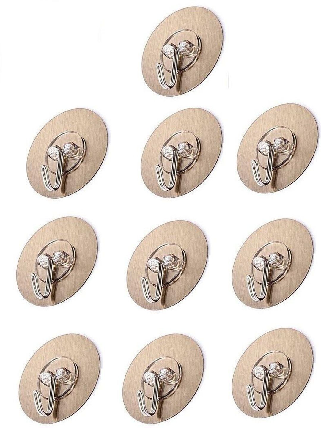 REDCARP 10-Pcs Transparent Wall Hooks & Holders-picture-36