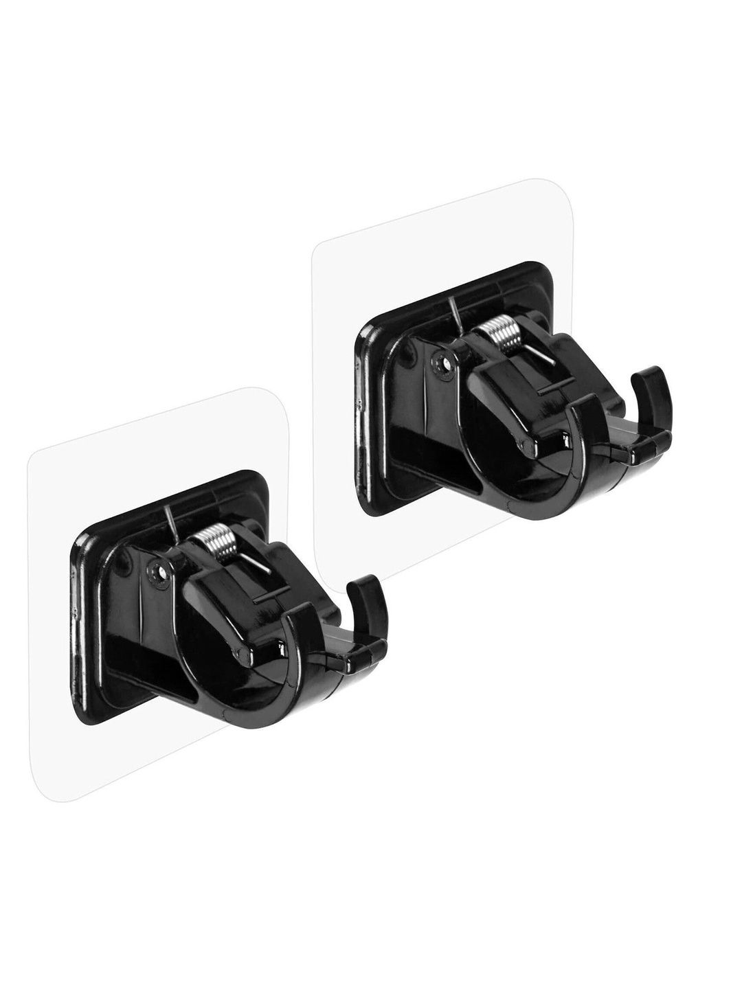REDCARP Set Of 2 Transparent Adhesive Hooks & Holders-picture-7