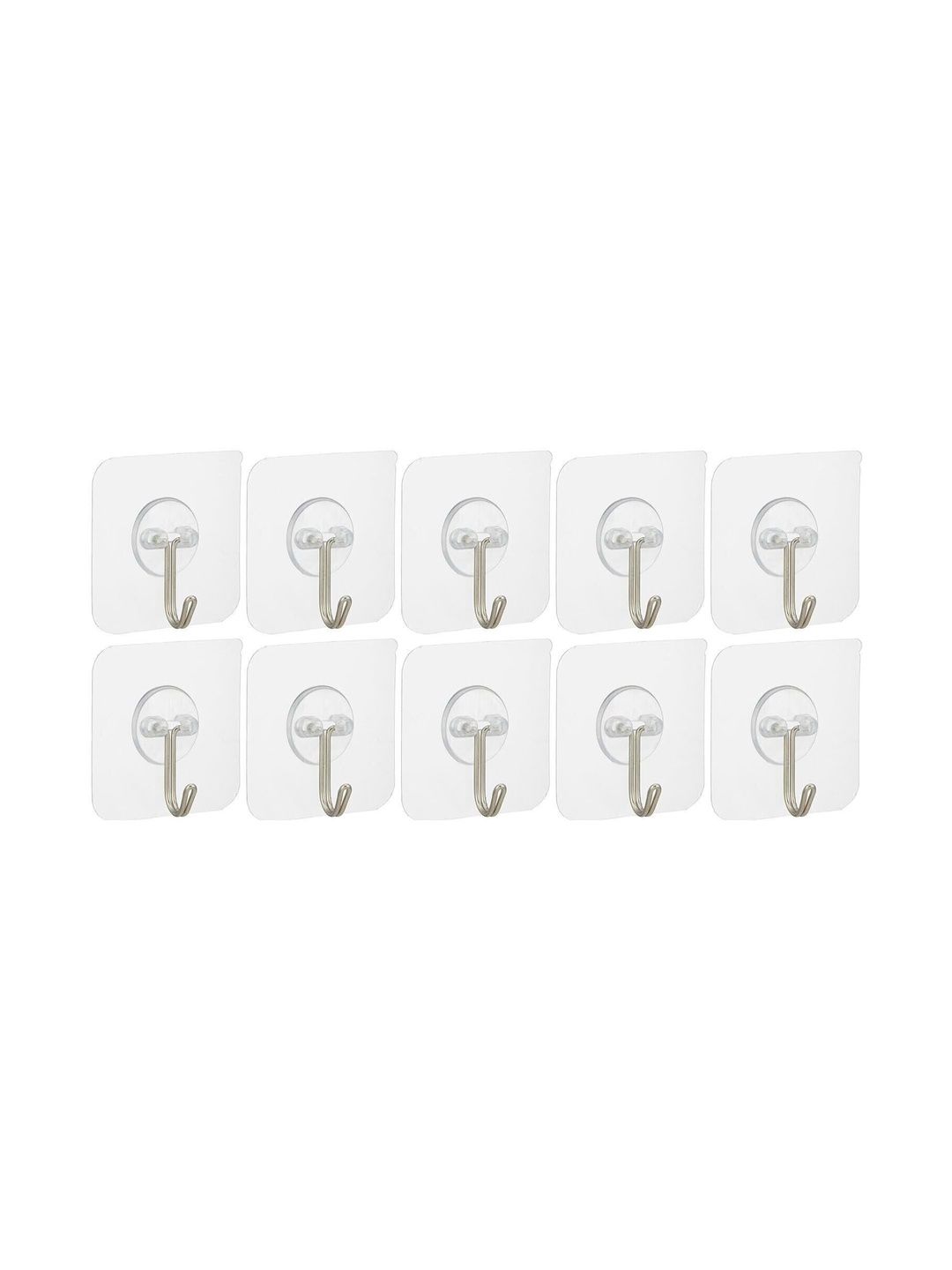 REDCARP 10-Pcs Transparent Wall Hooks & Holders-picture-17