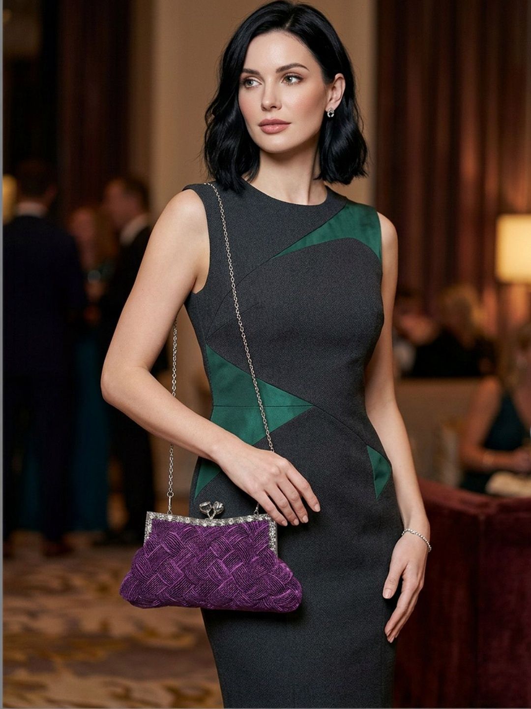ODETTE Embellished Purse Clutch-picture-24