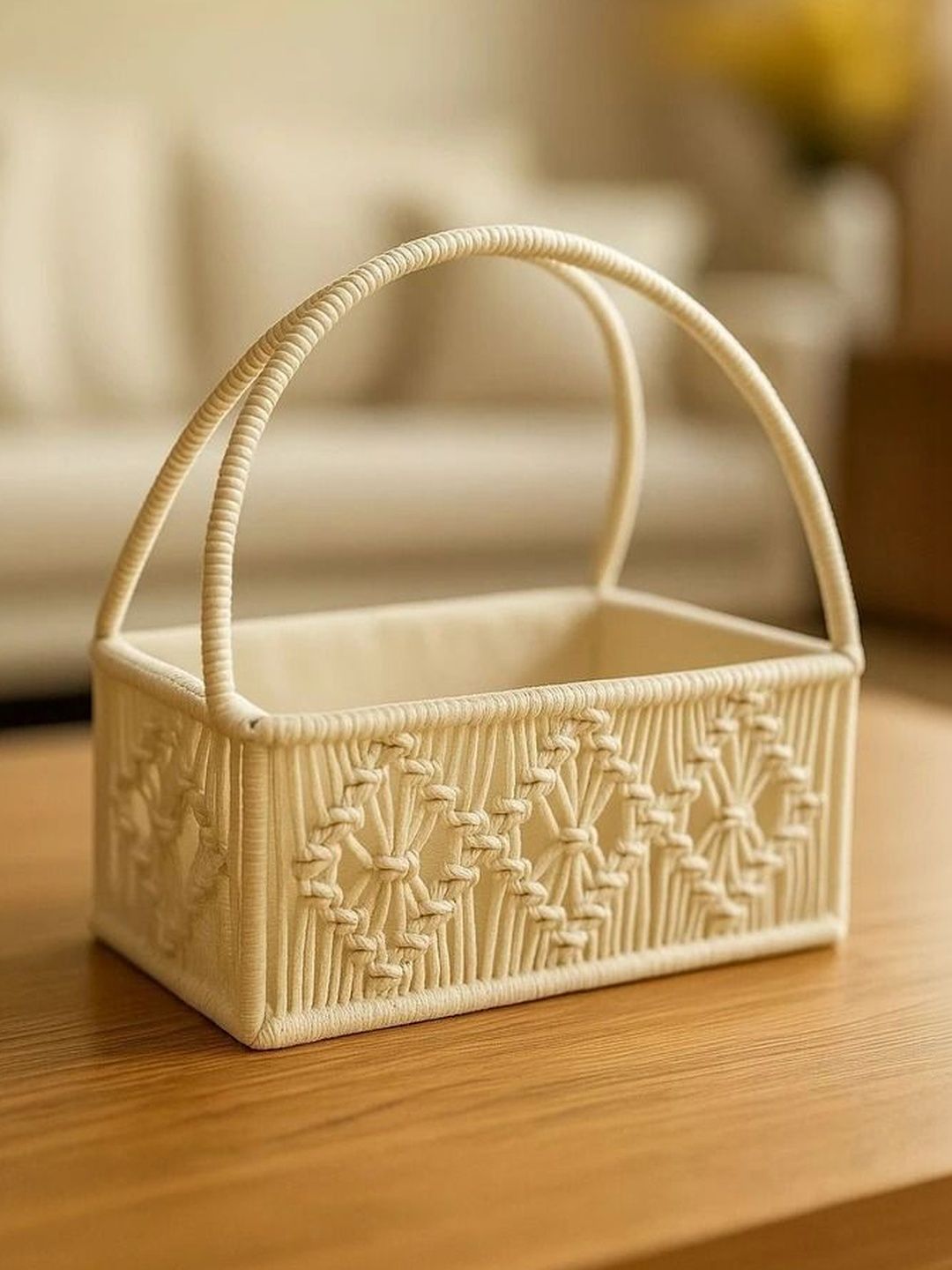 Siya Textiles White Set of 1 Regular Multi-Utility Organisers-image-30