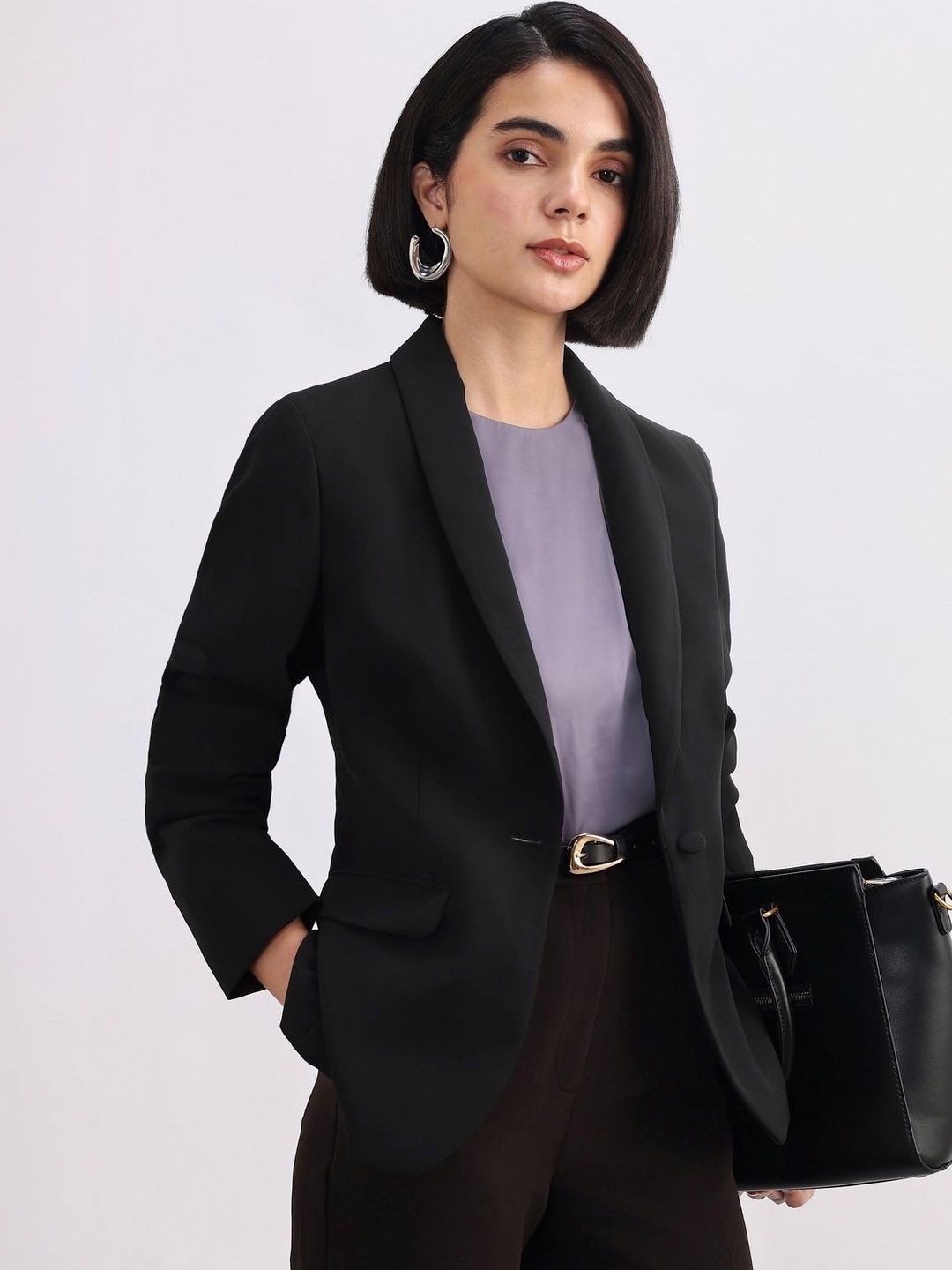 Allen Solly Woman Single -Breasted Blazer-picture-50
