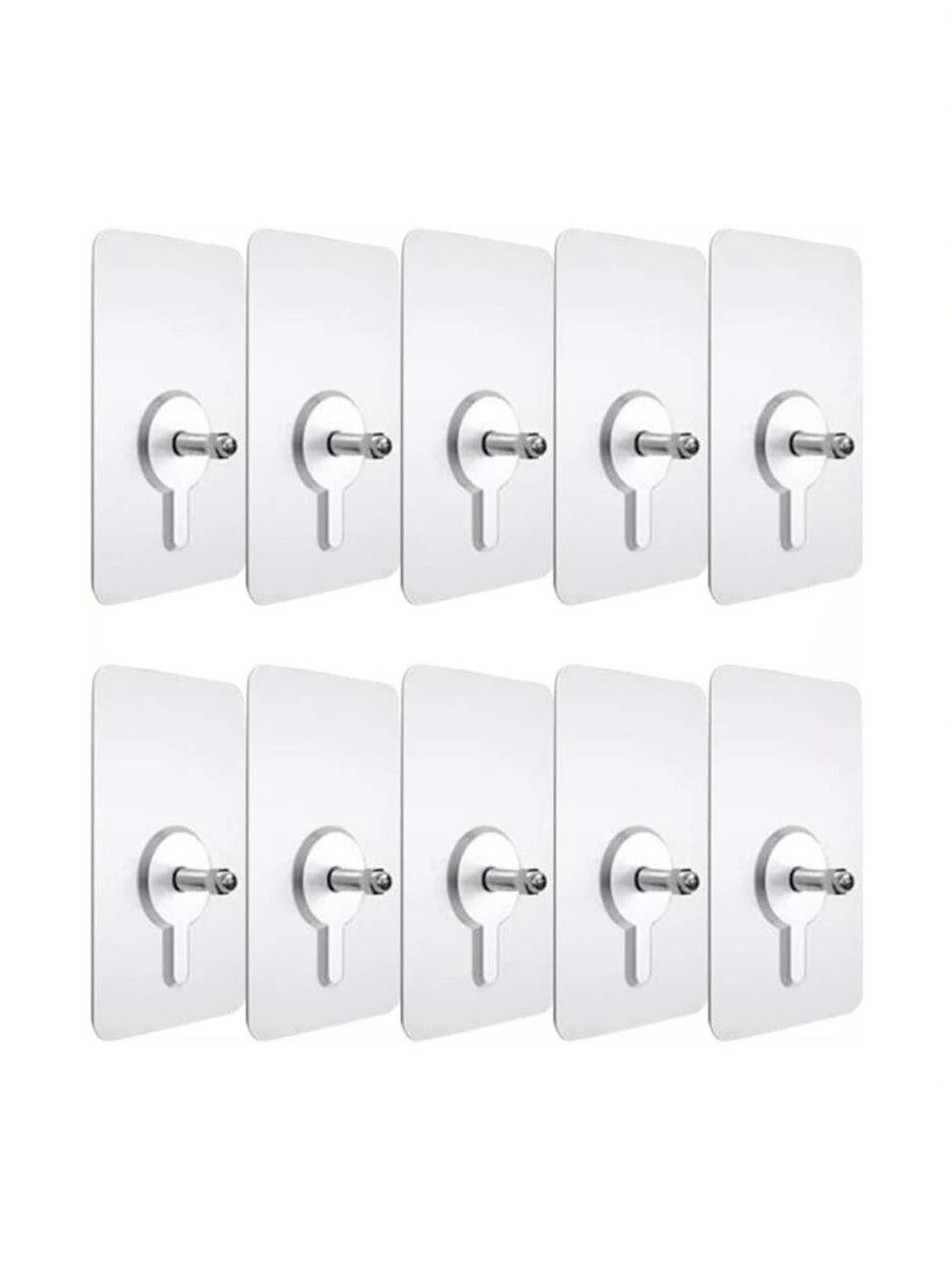 REDCARP 10-Pcs Transparent Hooks & Holders-picture-28