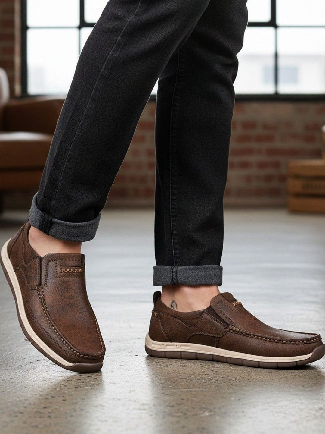 Killer Men Textured Driving Shoes-picture-51