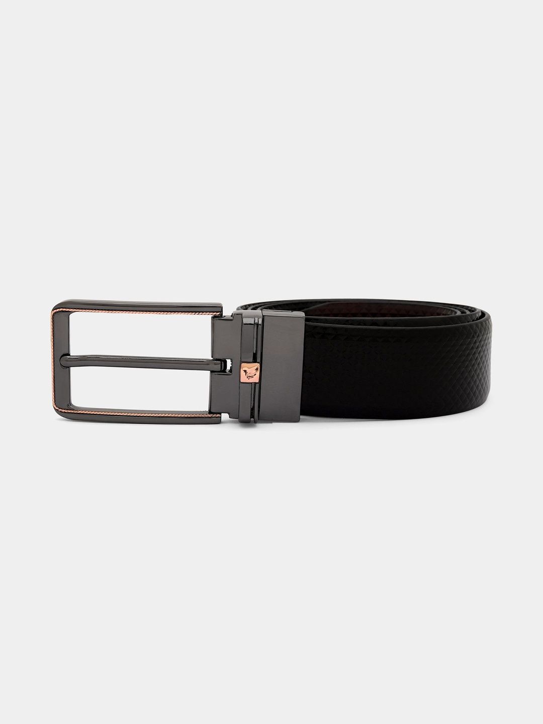 Blackberrys Men Textured Leather Reversible Formal Belt-picture-50