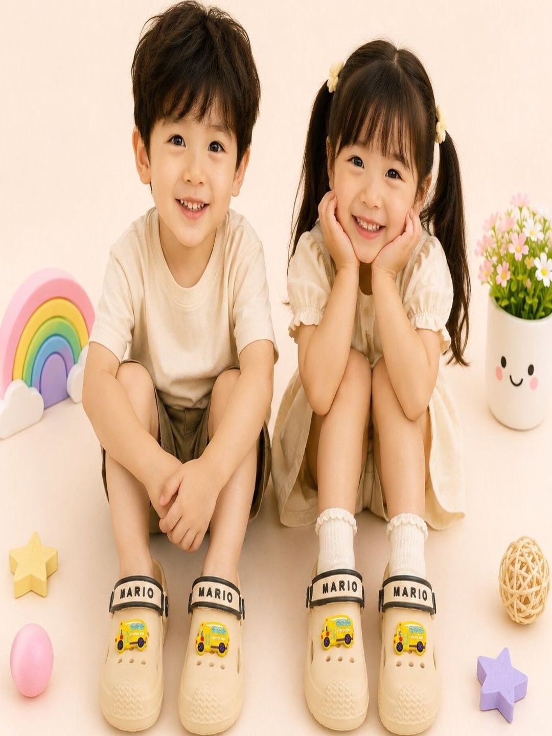YK Unisex Kids Embellished Clogs-picture-28