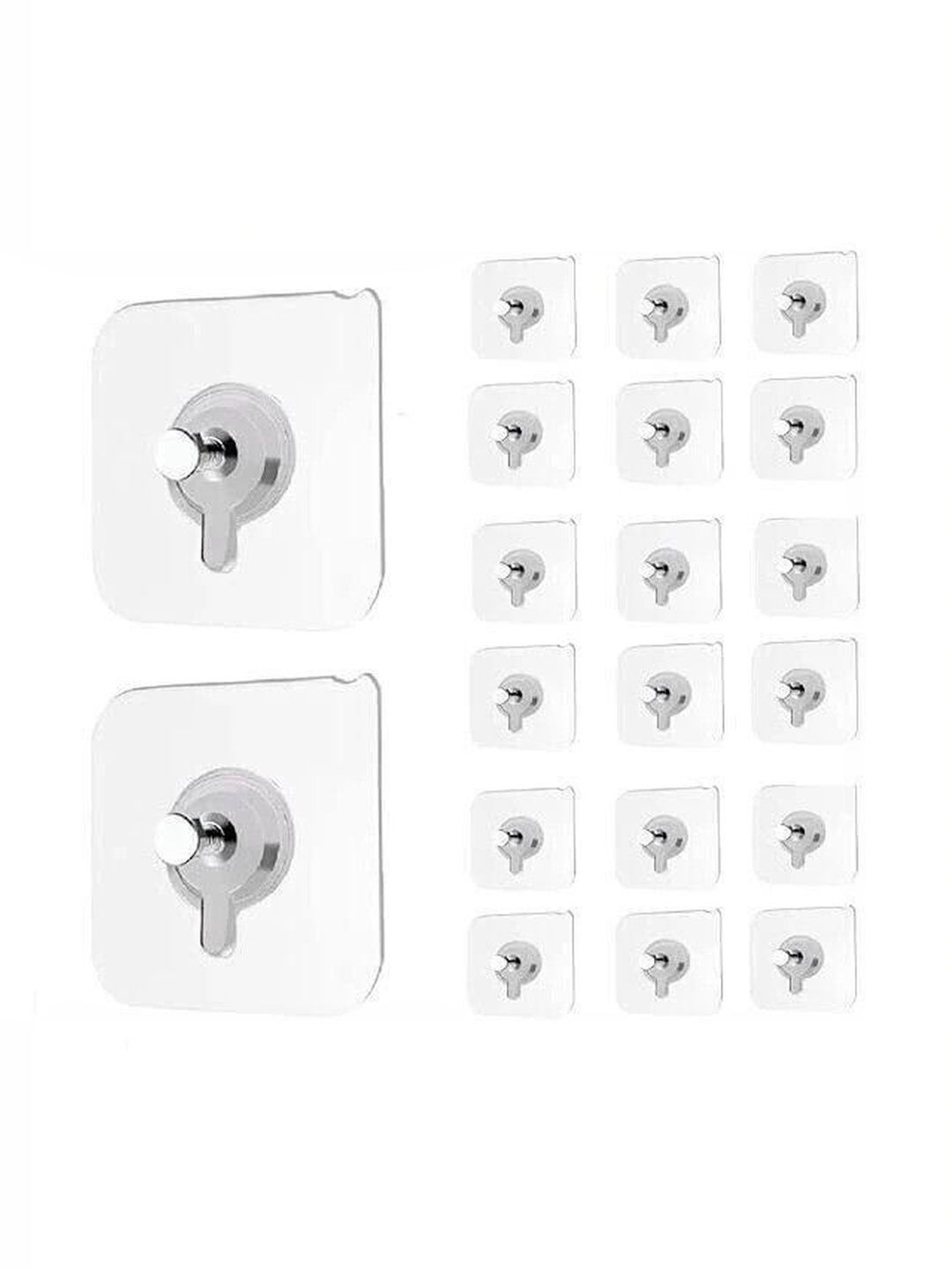 REDCARP 20-Pcs Transparent Hooks & Holders-picture-25
