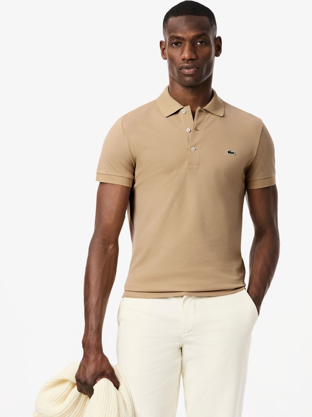 Lacoste Men Brand Logo Polo Collar Slim Fit T-shirt-image-27