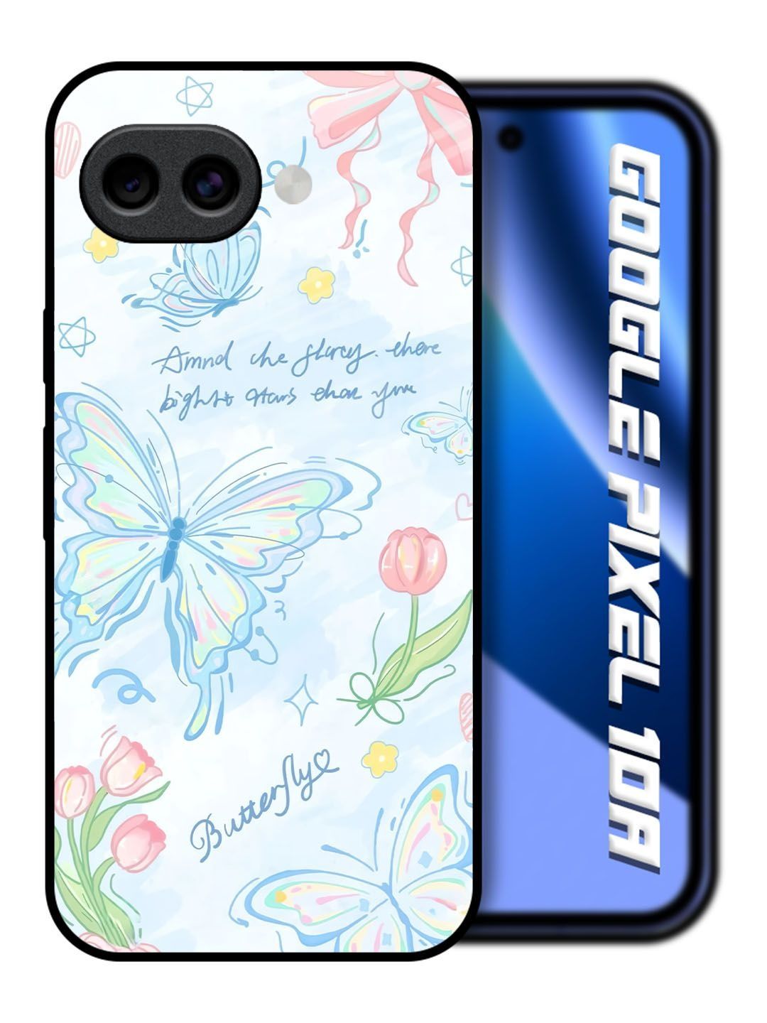 QRIOH Floral Printed Google Pixel 10A 5G Back Case Mobile Accessories-picture-56