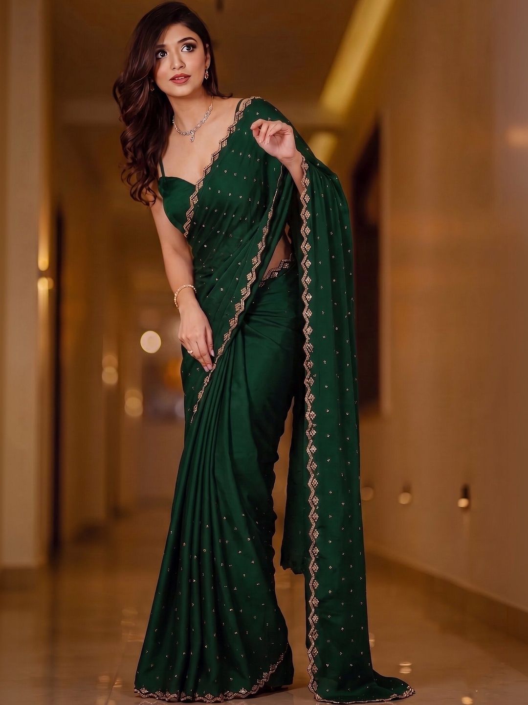 SHYAMLATA Embroidered Silk Blend Heavy Work Saree-picture-28
