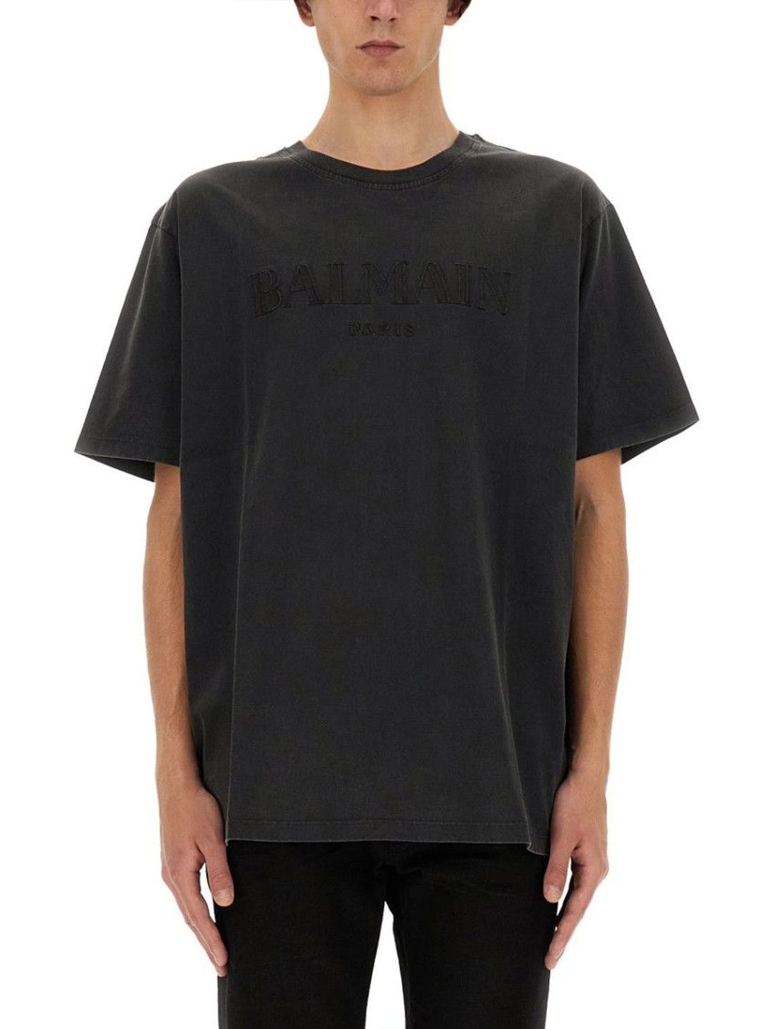 Balmain Round Neck Short Sleeves Oversized Cotton Tshirt-picture-12