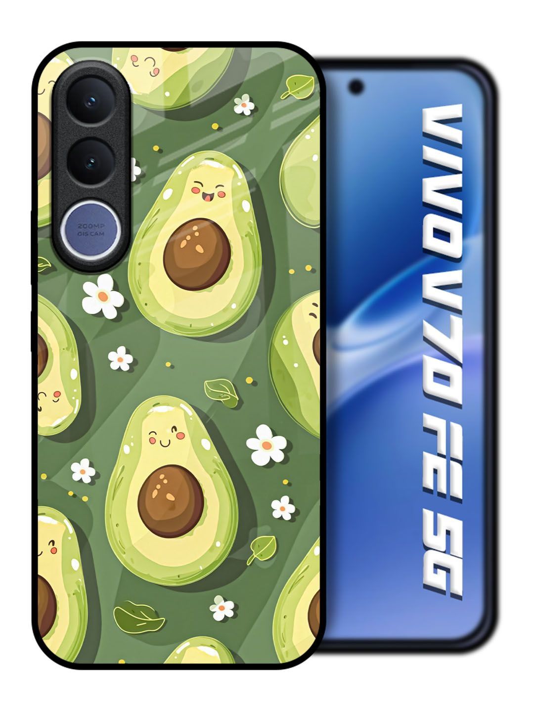 QRIOH Conversational Printed Vivo V70 FE 5G Back Case Mobile Accessories-picture-33
