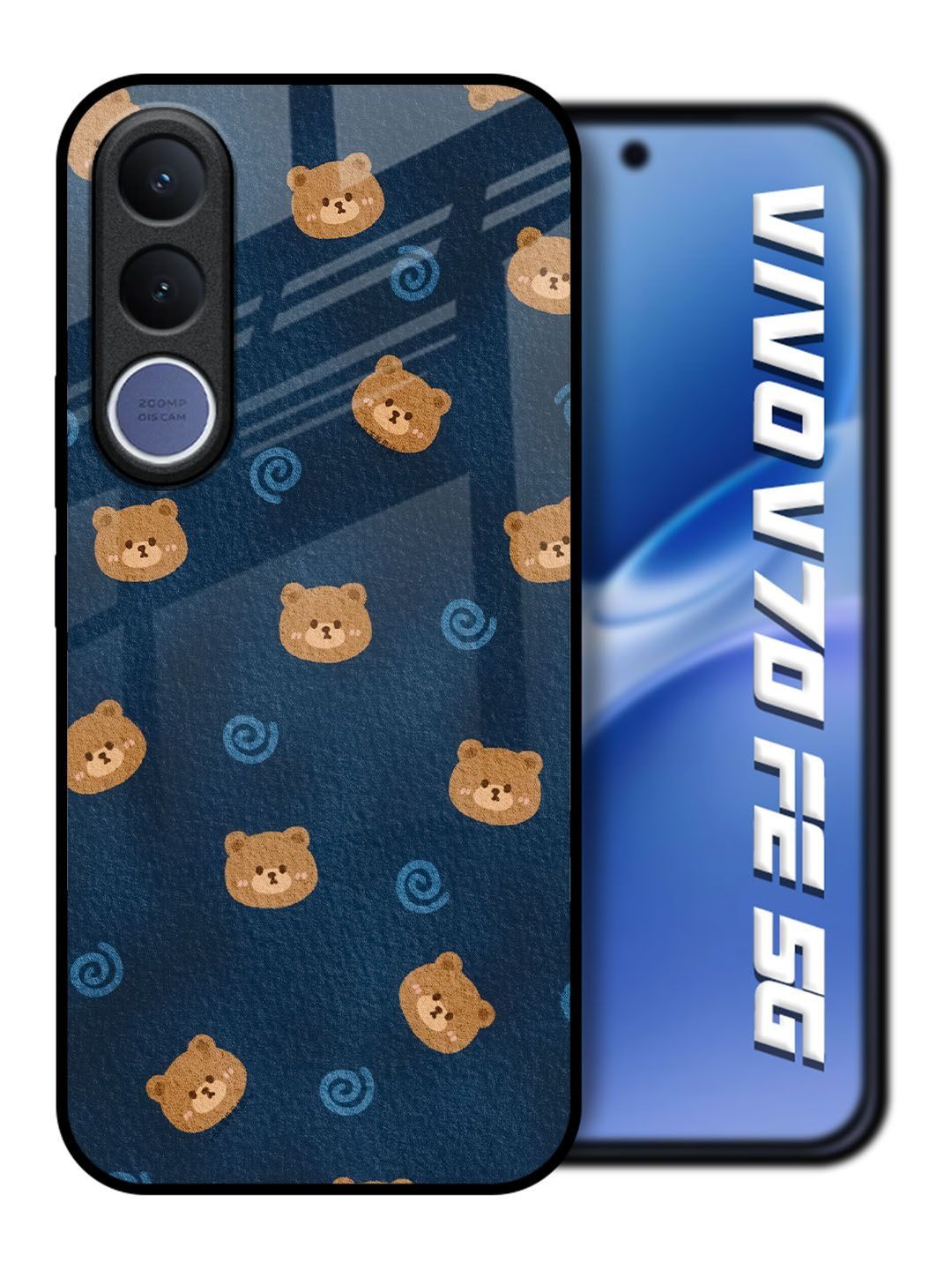 QRIOH Cartoon Characters Printed Vivo V70 FE 5G Back Case Mobile Accessories-picture-21
