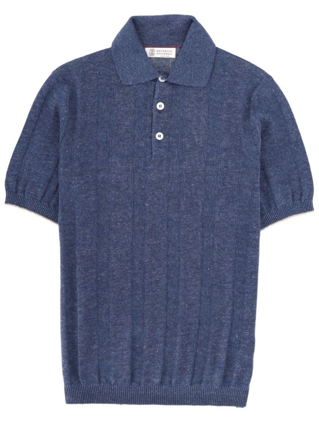 brunello cucinelli Blue Shirt Collar Polos-picture-26