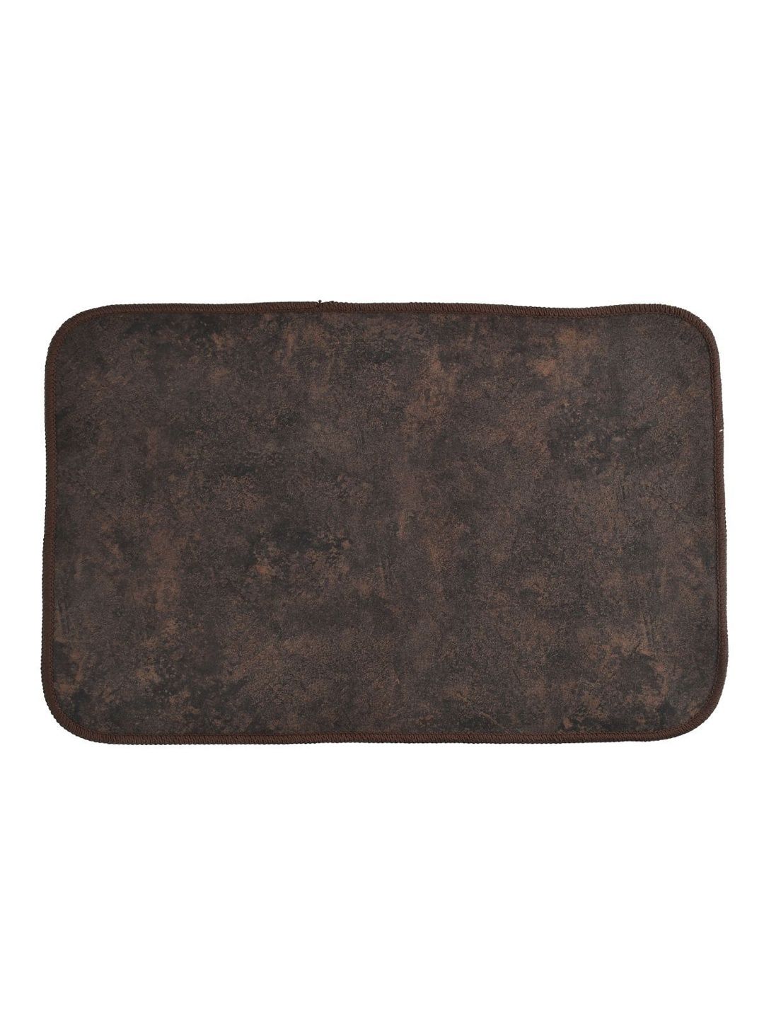 Florida Chocolate-Brown Self Designed Anti Skid Indoor Doormats-picture-40