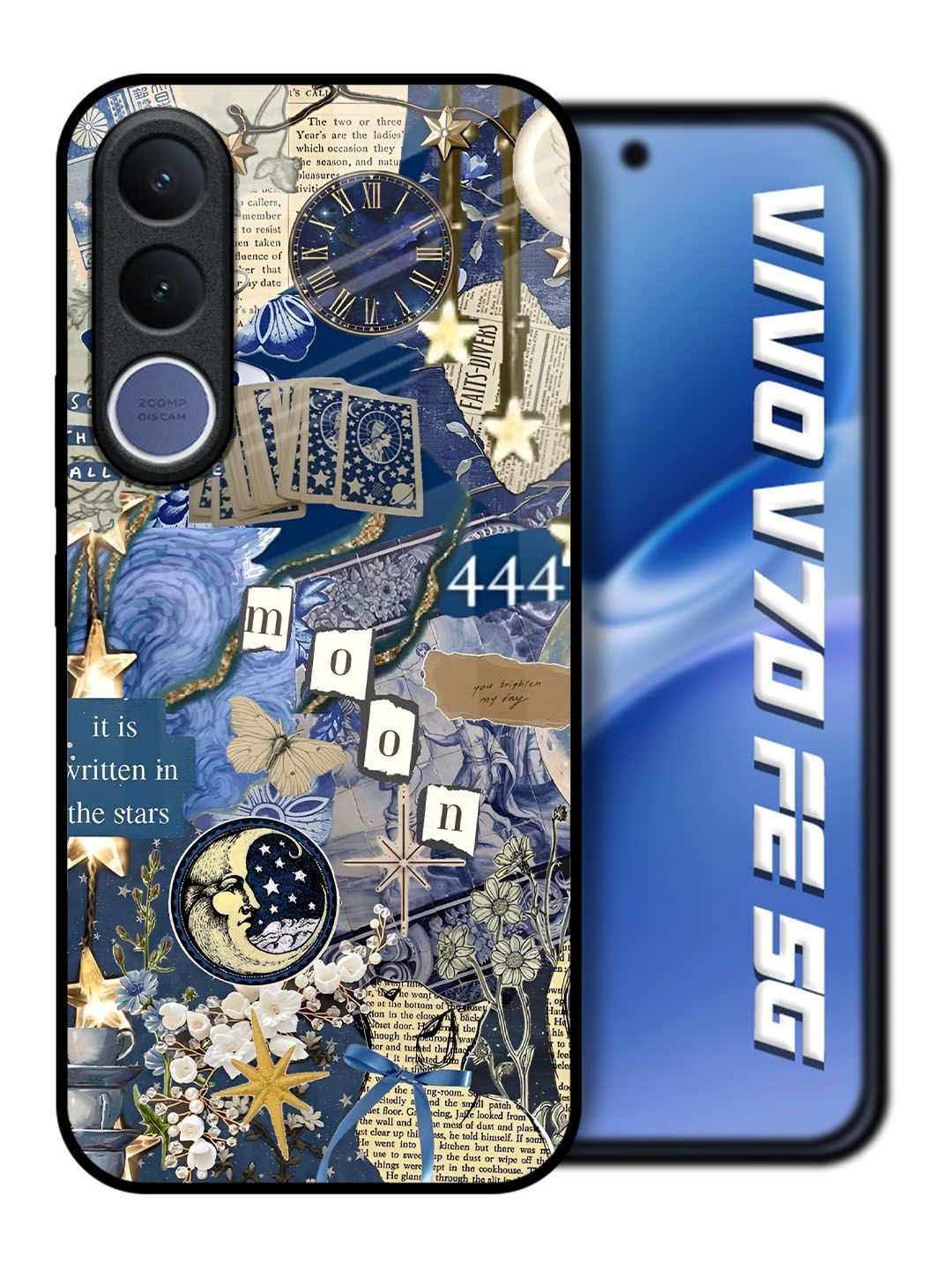 QRIOH Conversational Printed Vivo V70 FE 5G Back Case Mobile Accessories-picture-11