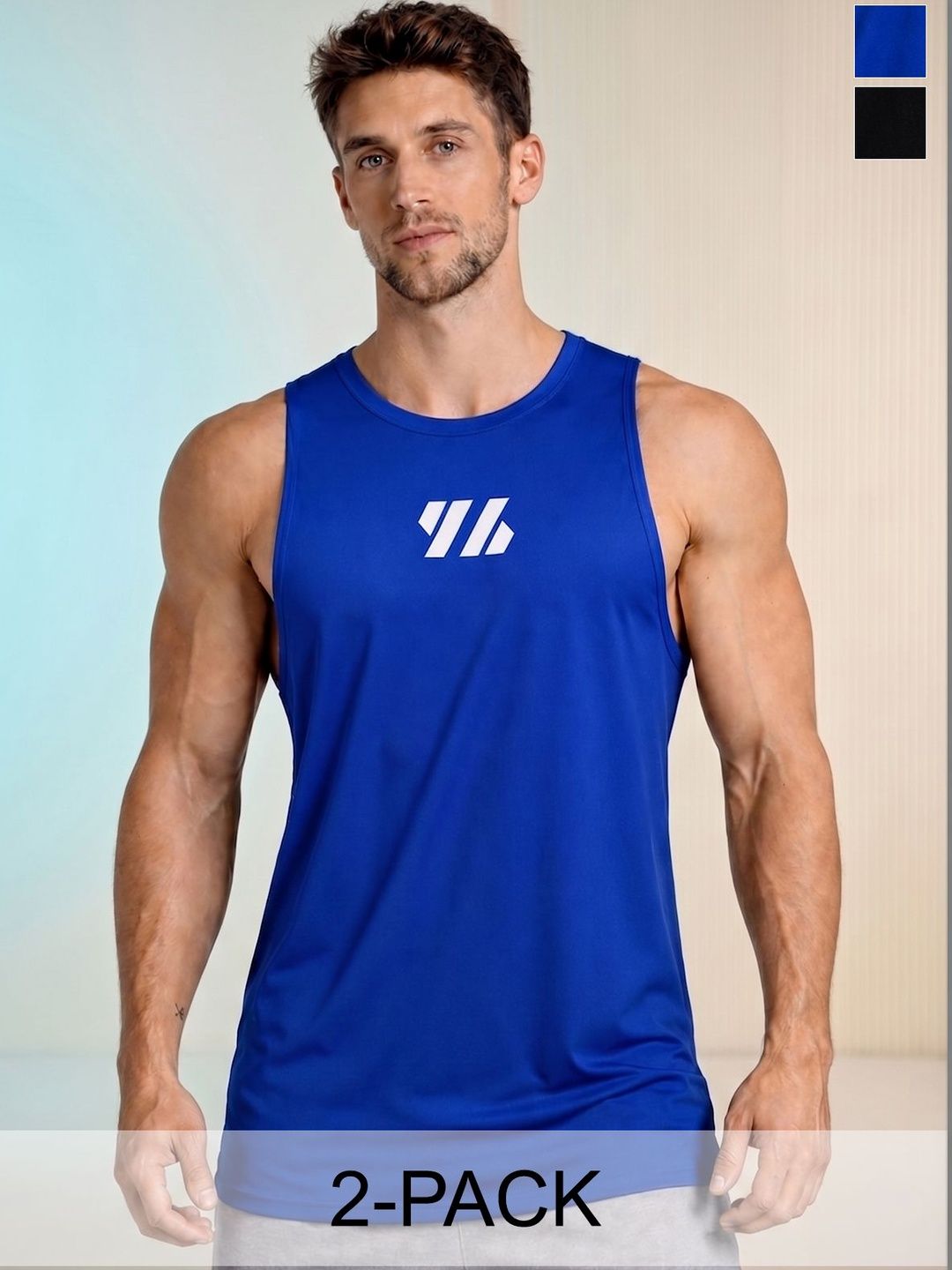 HRX by Hrithik Roshan Pack of 2 Gym Vest