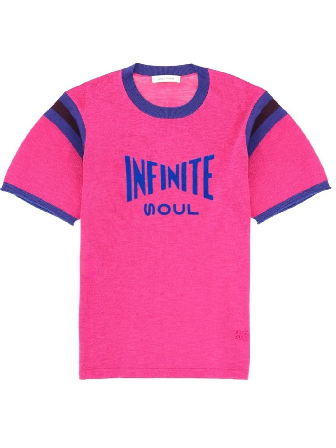 wales bonner Fuchsia Graphic Crew Neck T-Shirt-picture-16