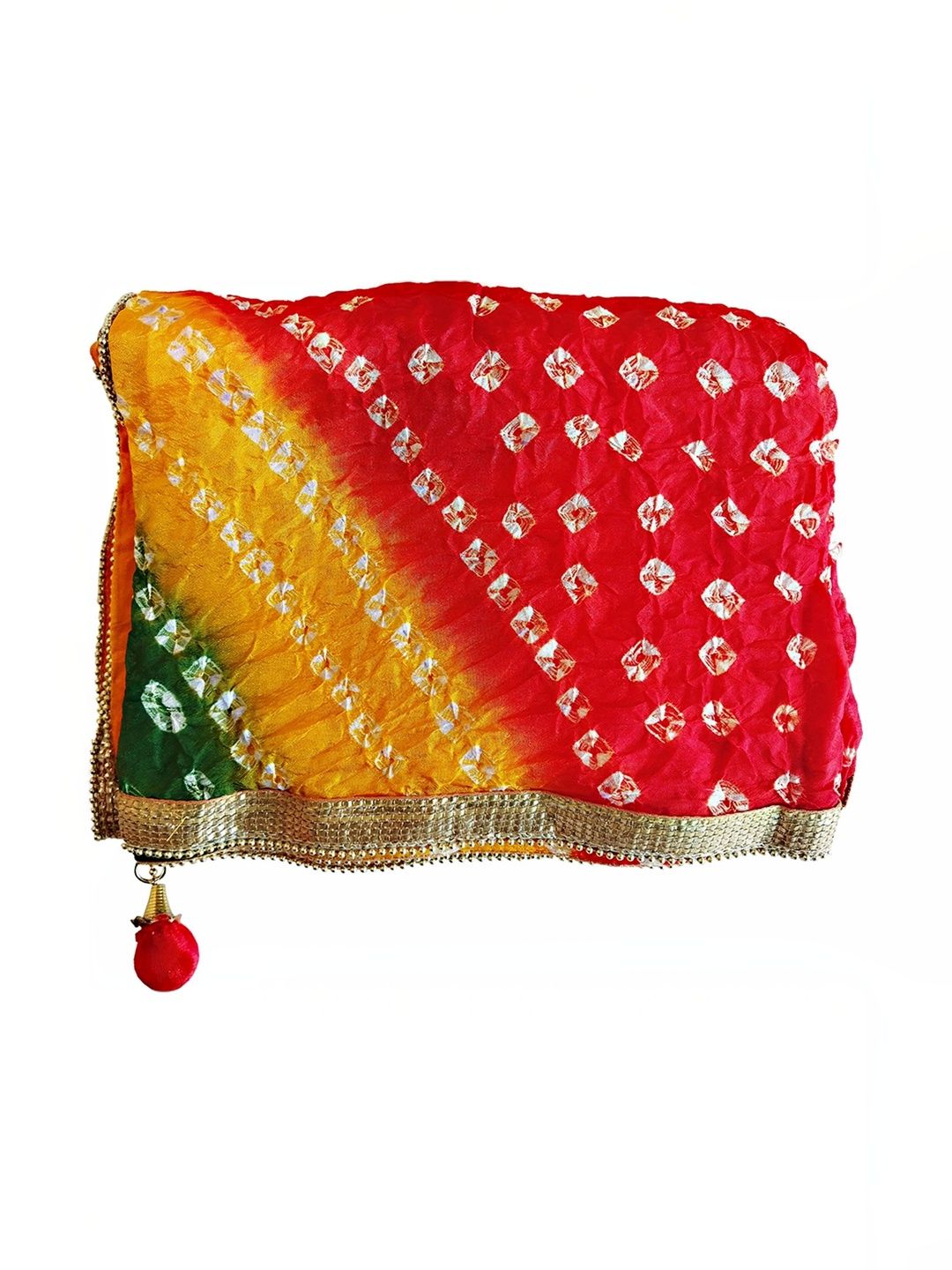 Kuhika Dyed Bandhani Dupatta-picture-22