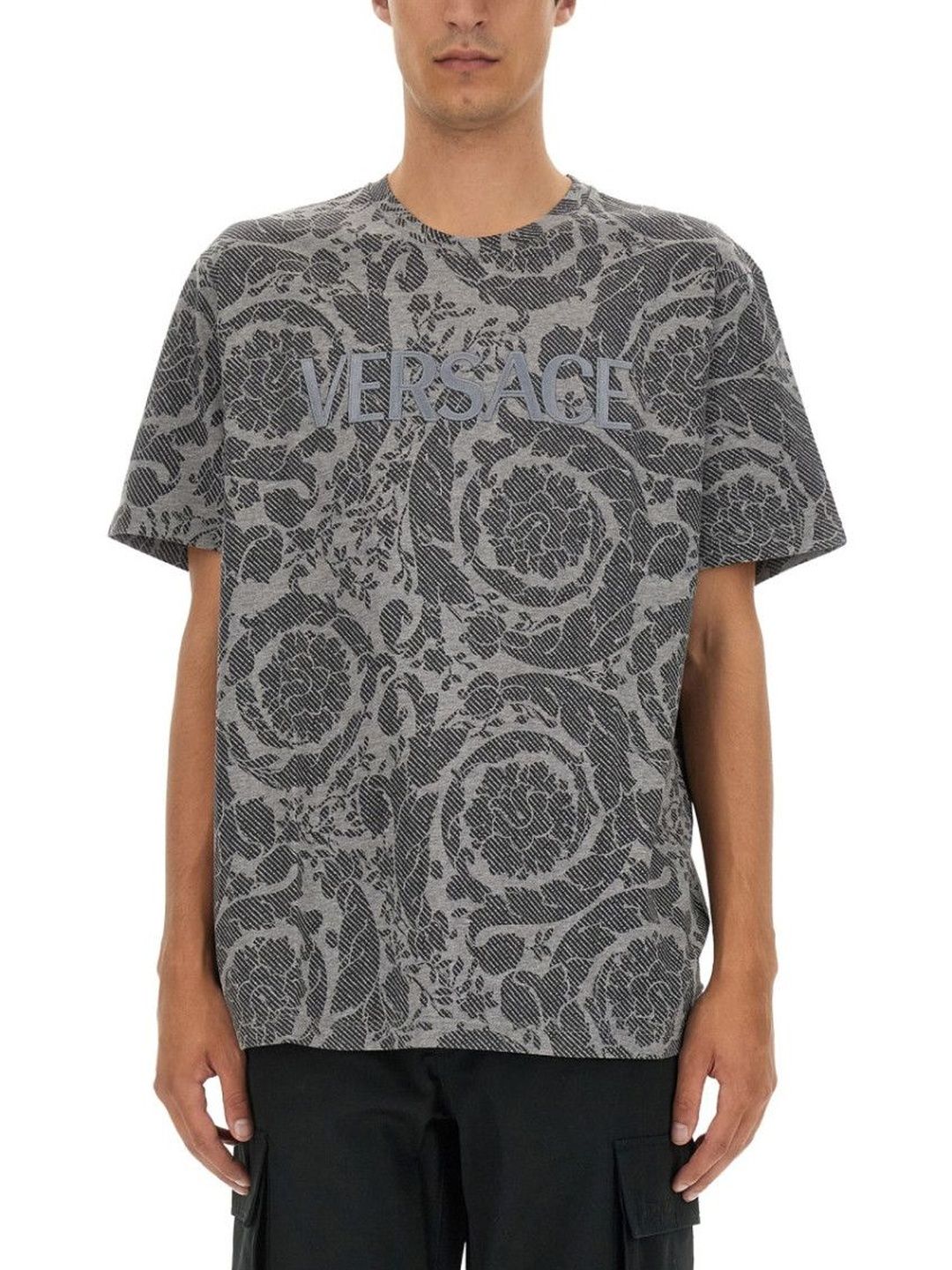 versace Grey Crew Neck T-Shirt-picture-40