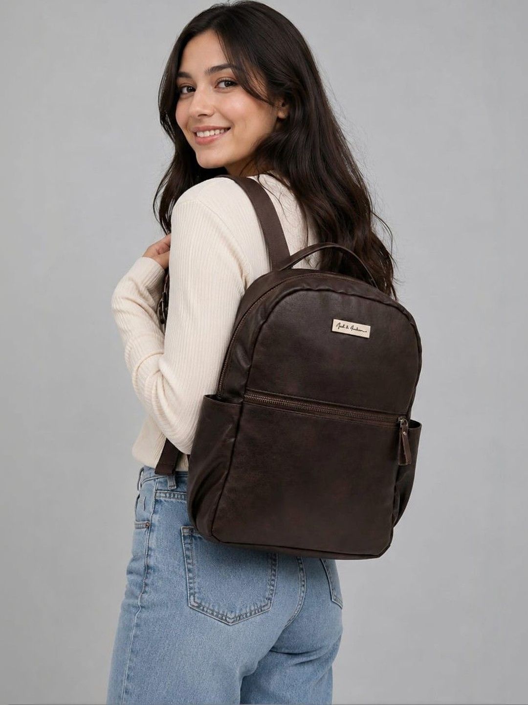 Mast & Harbour Women Backpack with Anti-Theft-picture-25