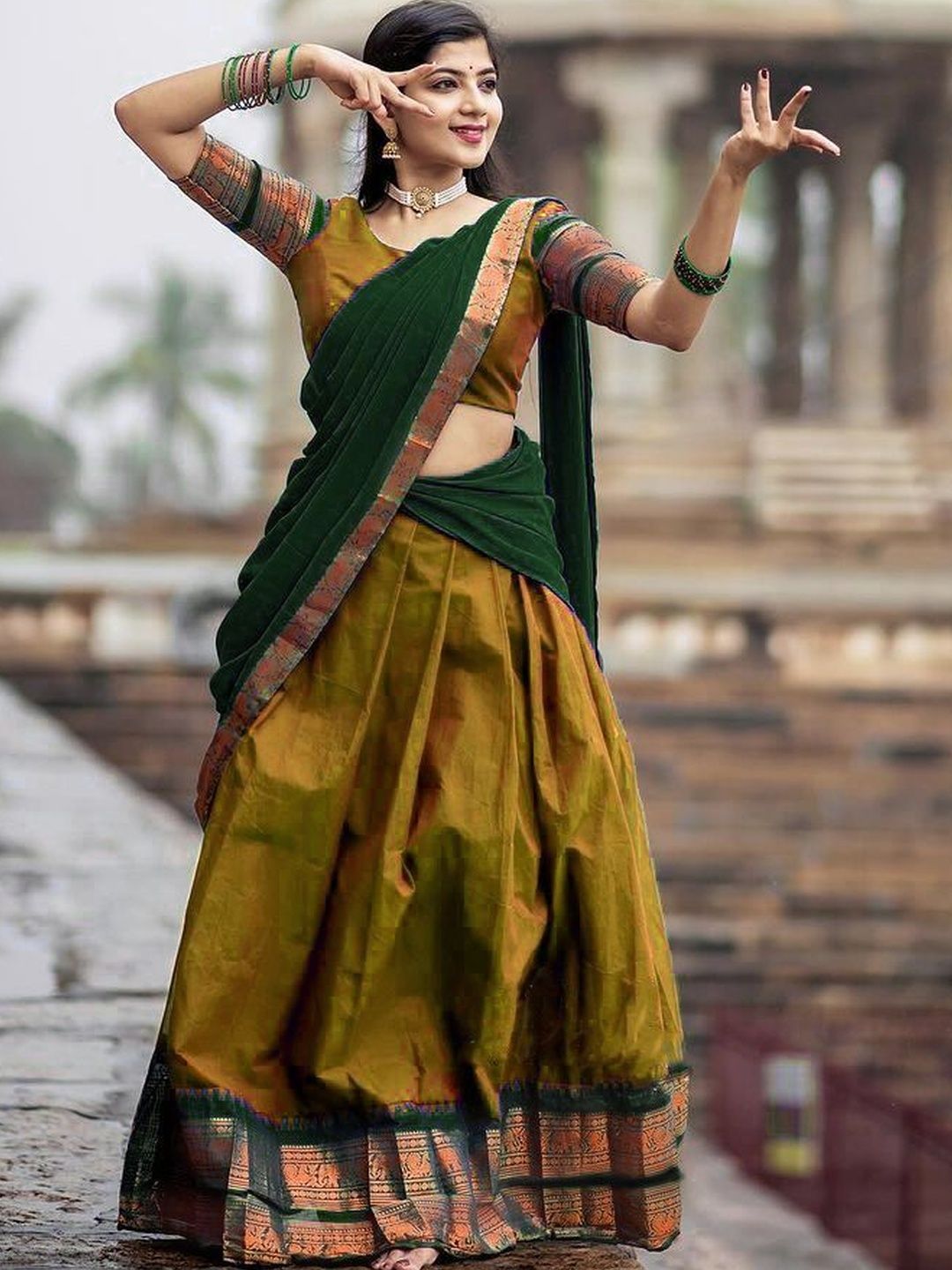 R K INFINITIVE Unstitched Lehenga & Blouse With Dupatta-picture-36