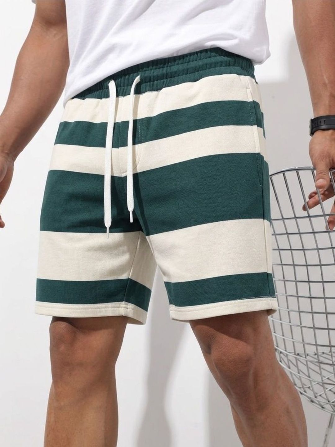 Roadster Men Striped Technology Shorts-picture-18