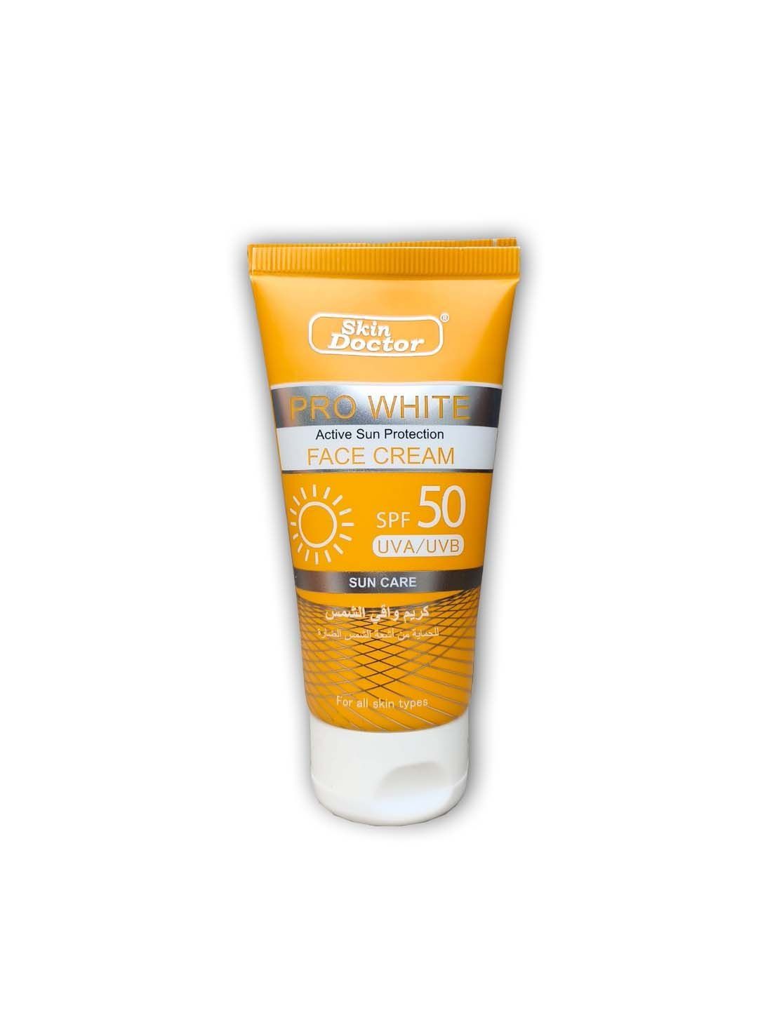 Skin Doctor Pro White Active Sun Protection Face Cream SPF50 - 50 g-image-28