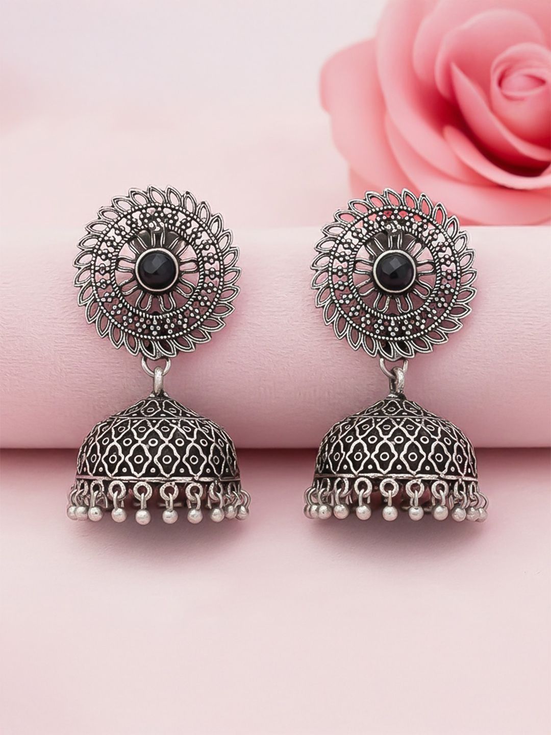 Stylishkudi Circular Jhumkas Earrings-picture-43
