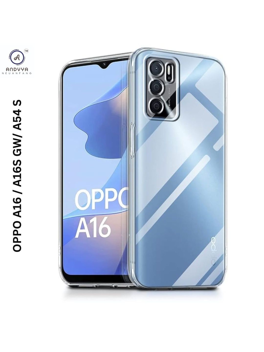 ANDVYA Solid Printed Oppo A1601 Back Case Mobile Accessories-picture-51