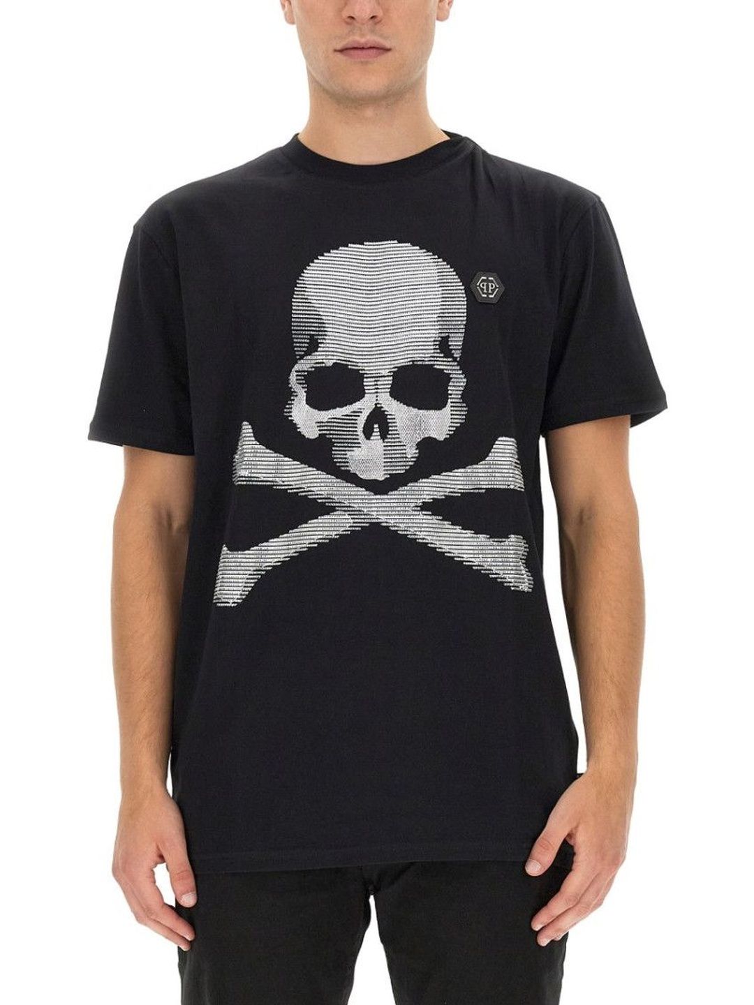 philipp plein Black Graphic T-Shirt-picture-32