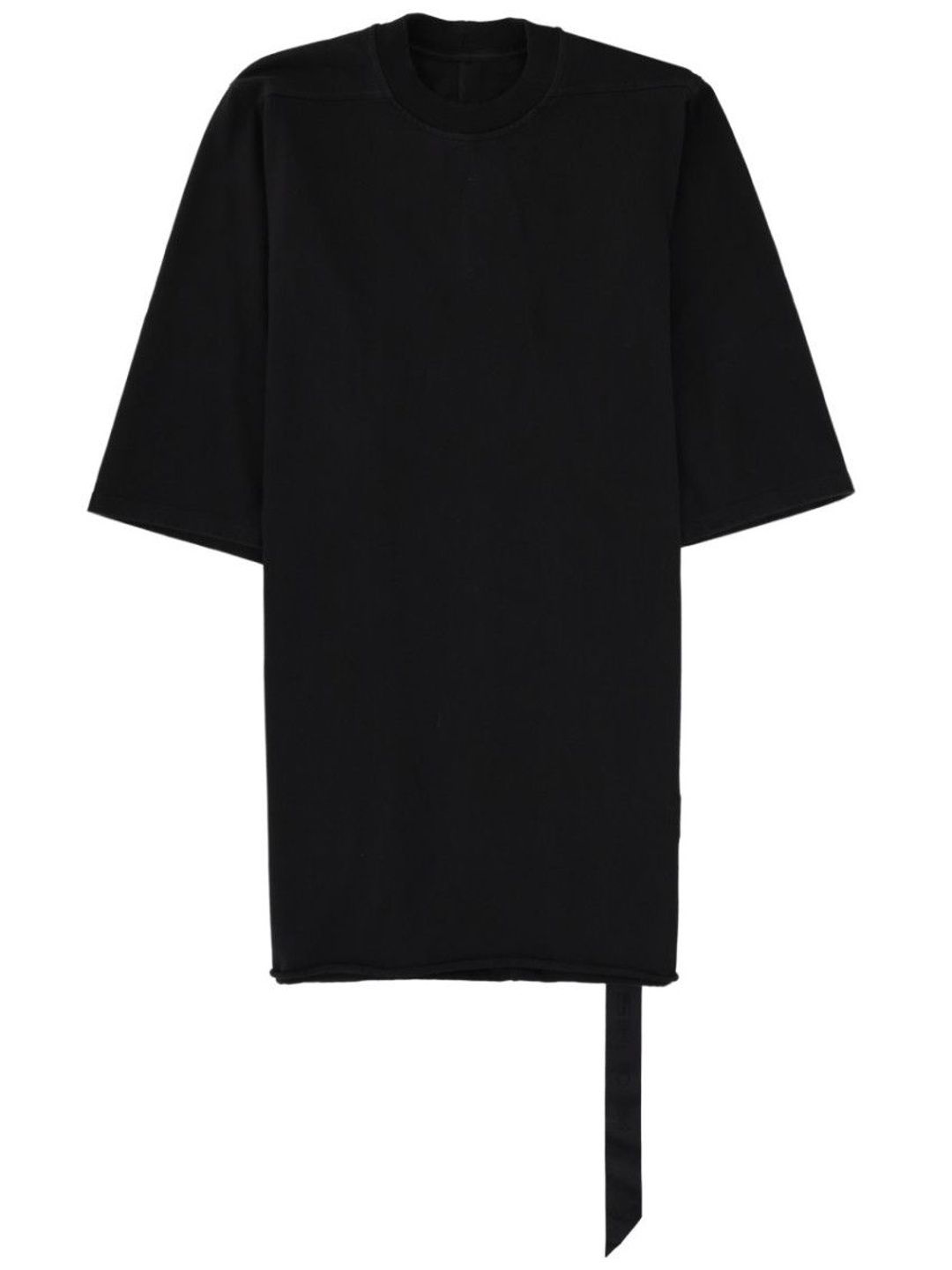 rick owens Black Solid Crew Neck T-Shirt-picture-32