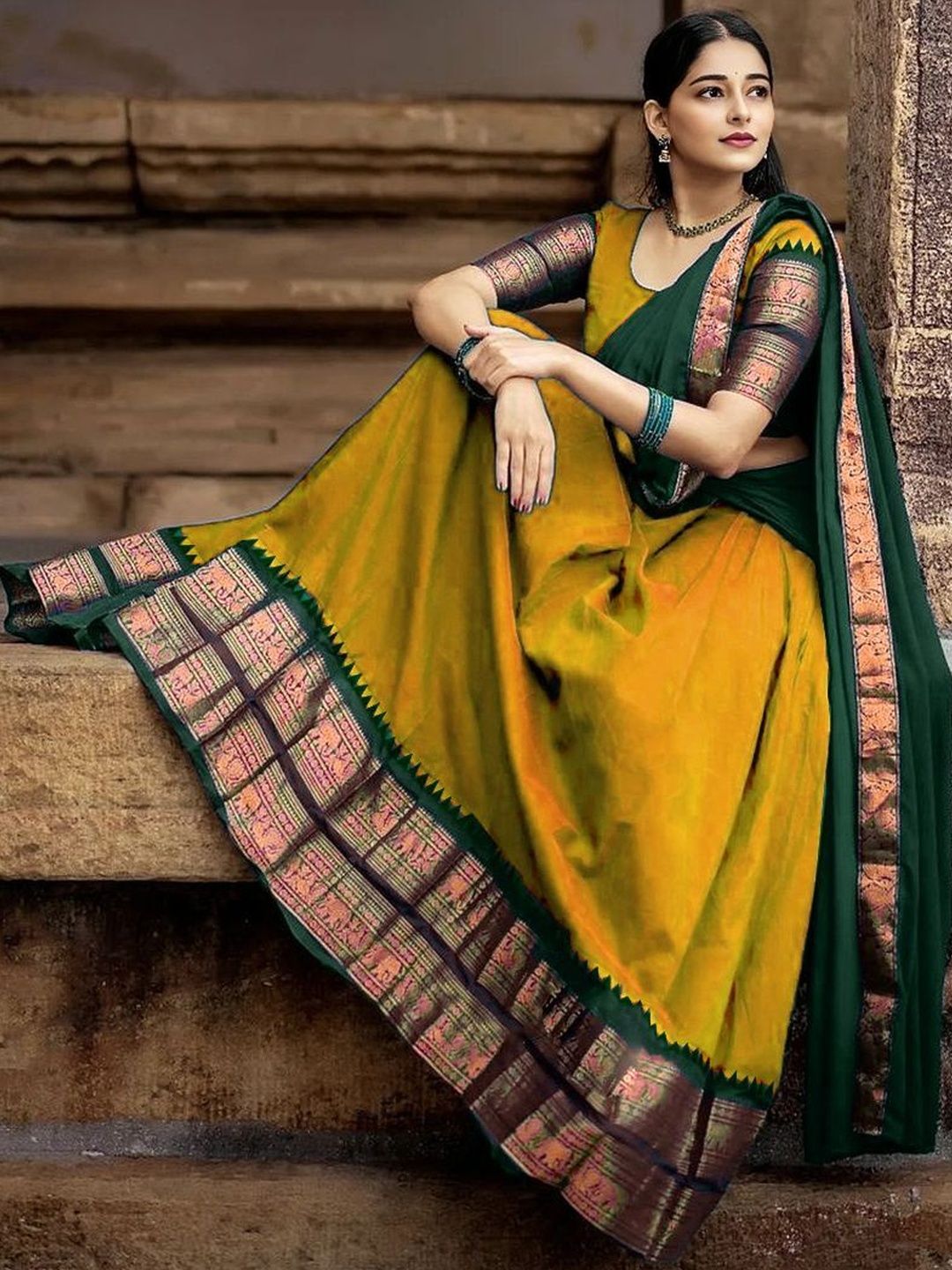 R K INFINITIVE Unstitched Lehenga & Blouse With Dupatta-picture-33