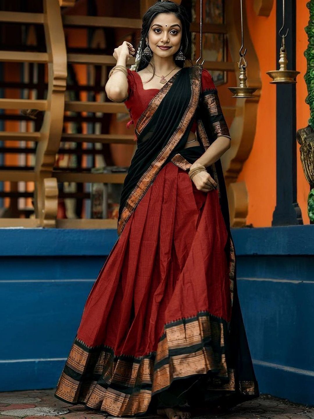 R K INFINITIVE Unstitched Lehenga & Blouse With Dupatta-picture-26