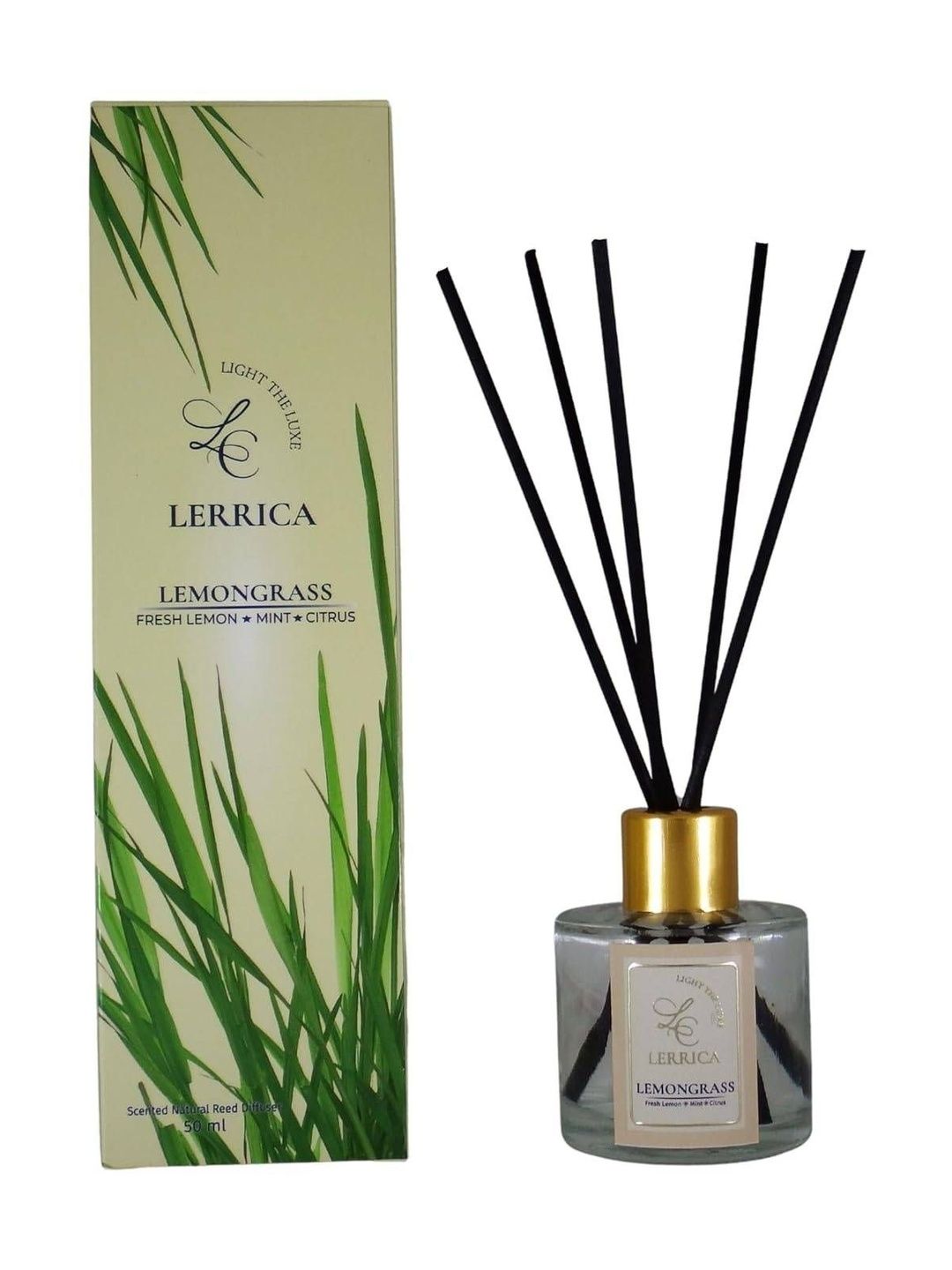 LERRICA Lemongrass Scented Reed Diffuser - 50 ml-image-21
