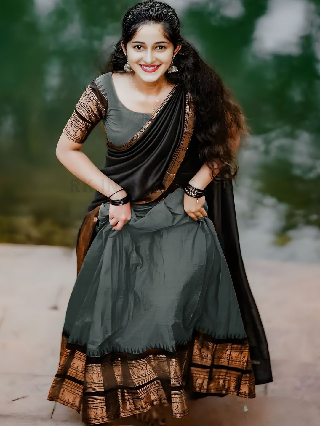 R K INFINITIVE Unstitched Lehenga & Blouse With Dupatta-picture-30
