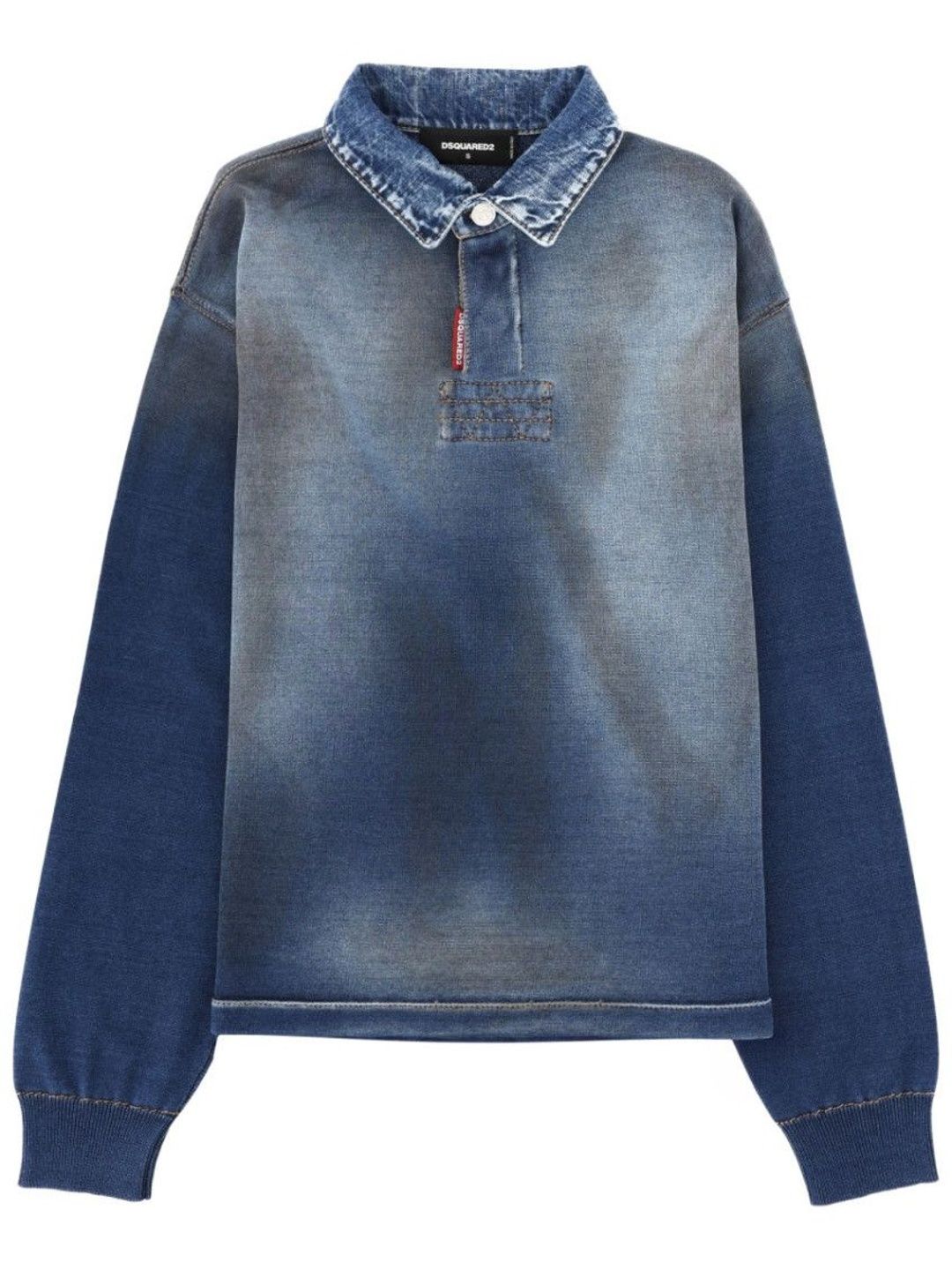 dsquared2 Blue Shirt Collar Polo-picture-50