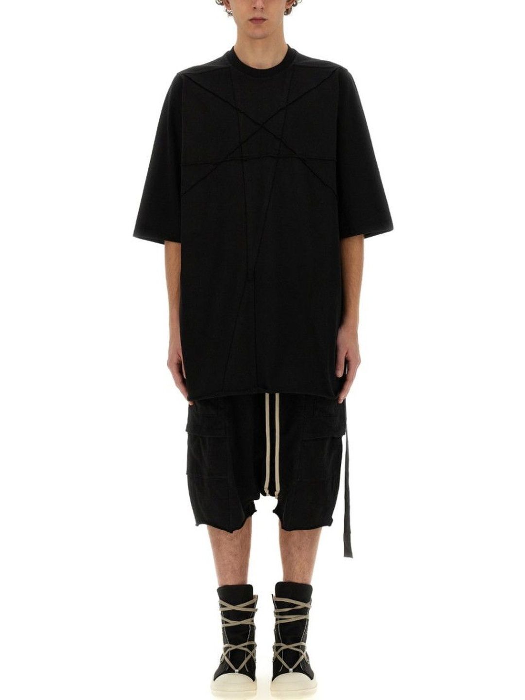 Rick Owens Black Crew Neck T-Shirt-picture-18