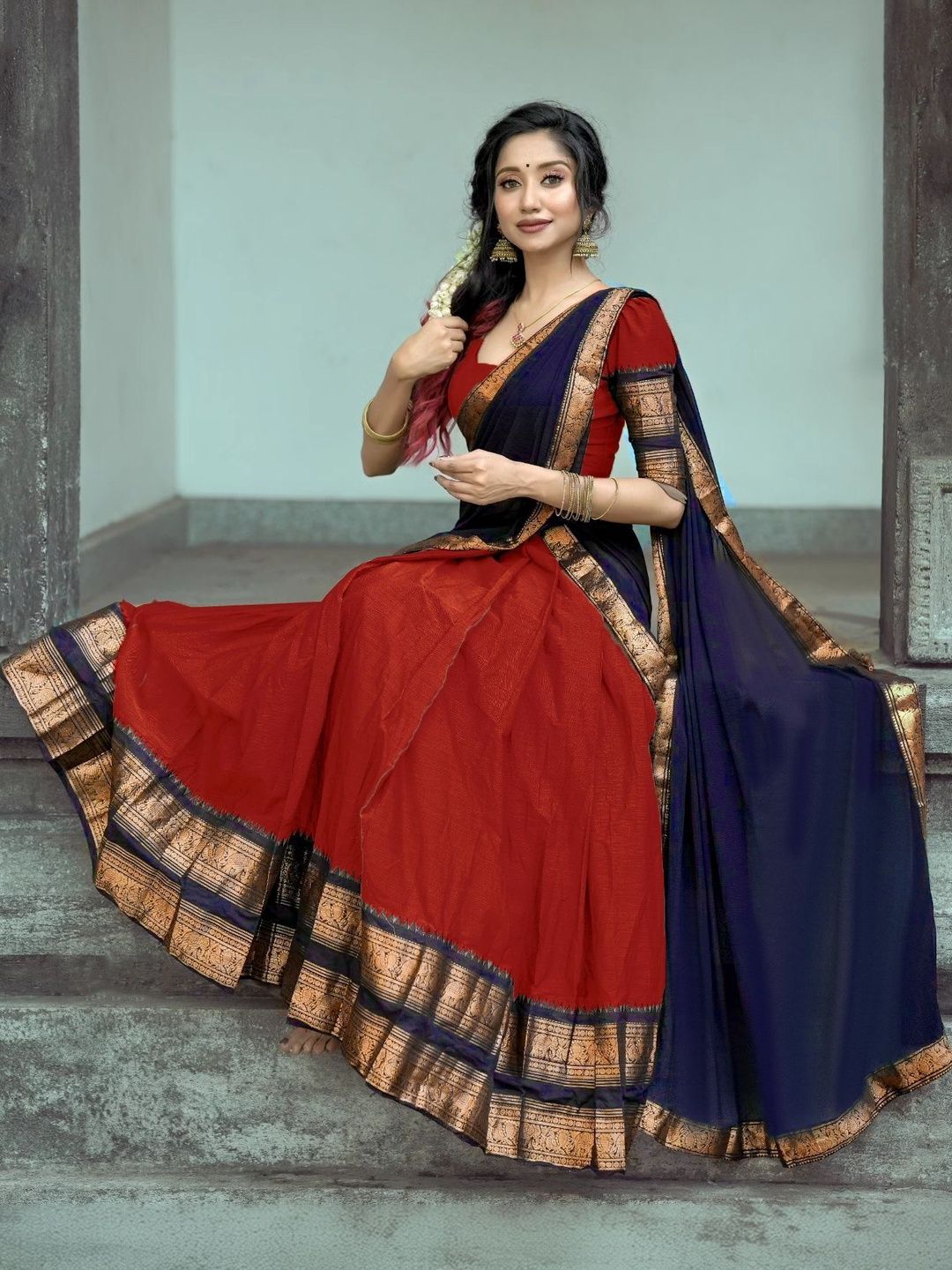 R K INFINITIVE Unstitched Lehenga & Blouse With Dupatta-picture-27
