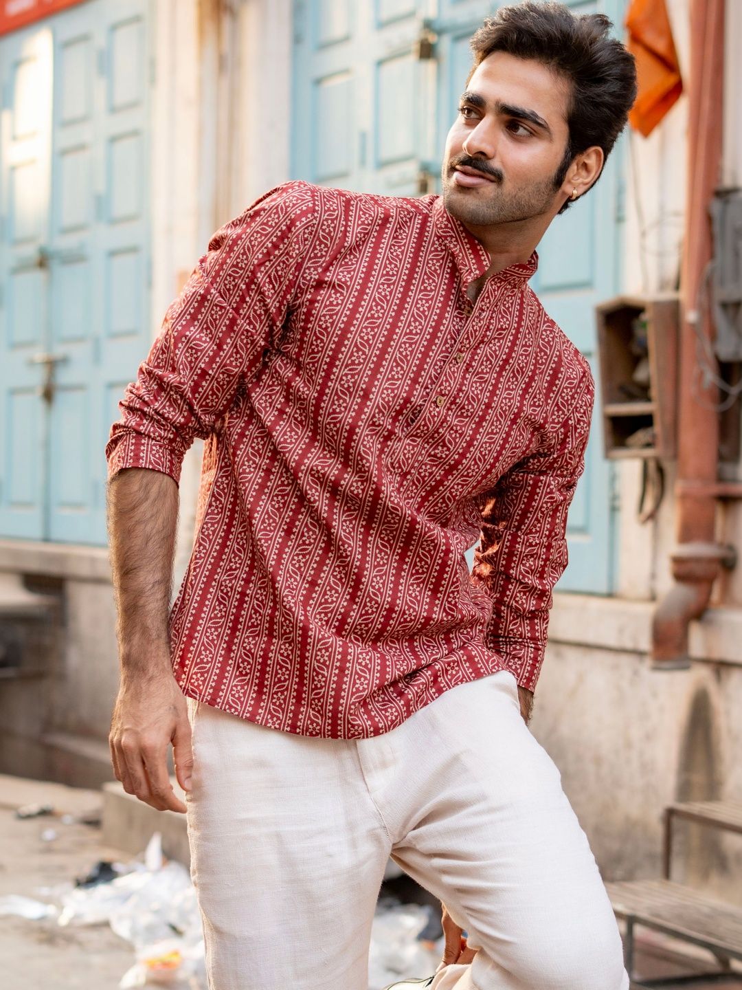 Shasak Men Ethnic Motifs Printed Kurta-picture-10