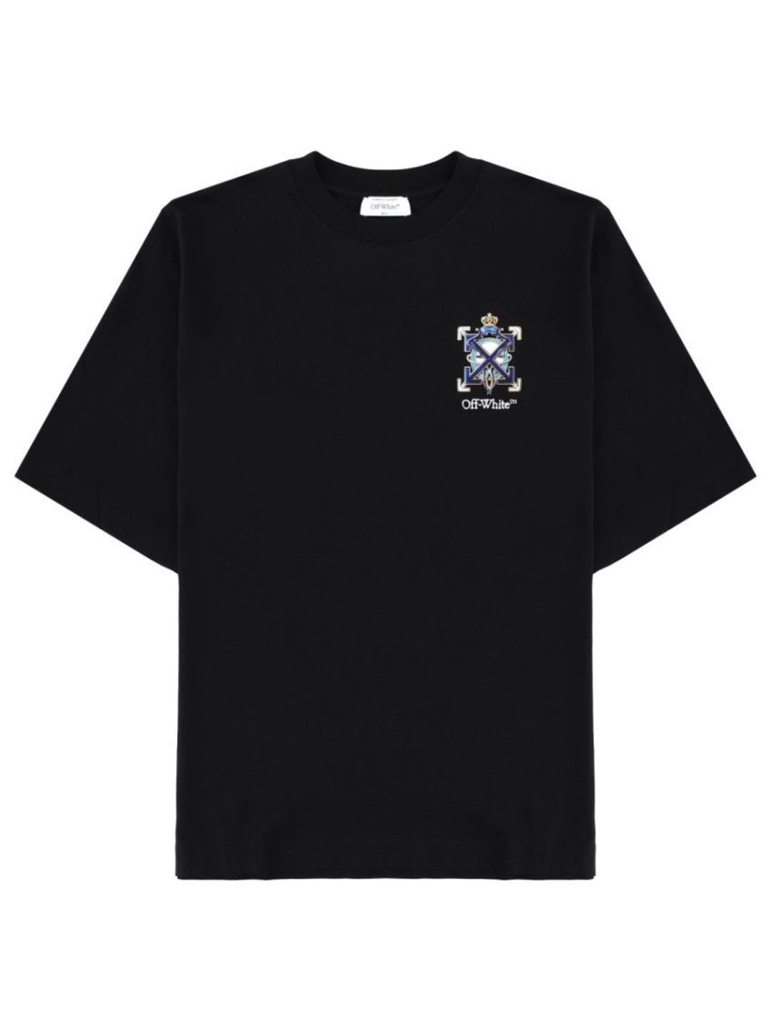 off-white Black Logo Crew Neck T-Shirt-picture-53