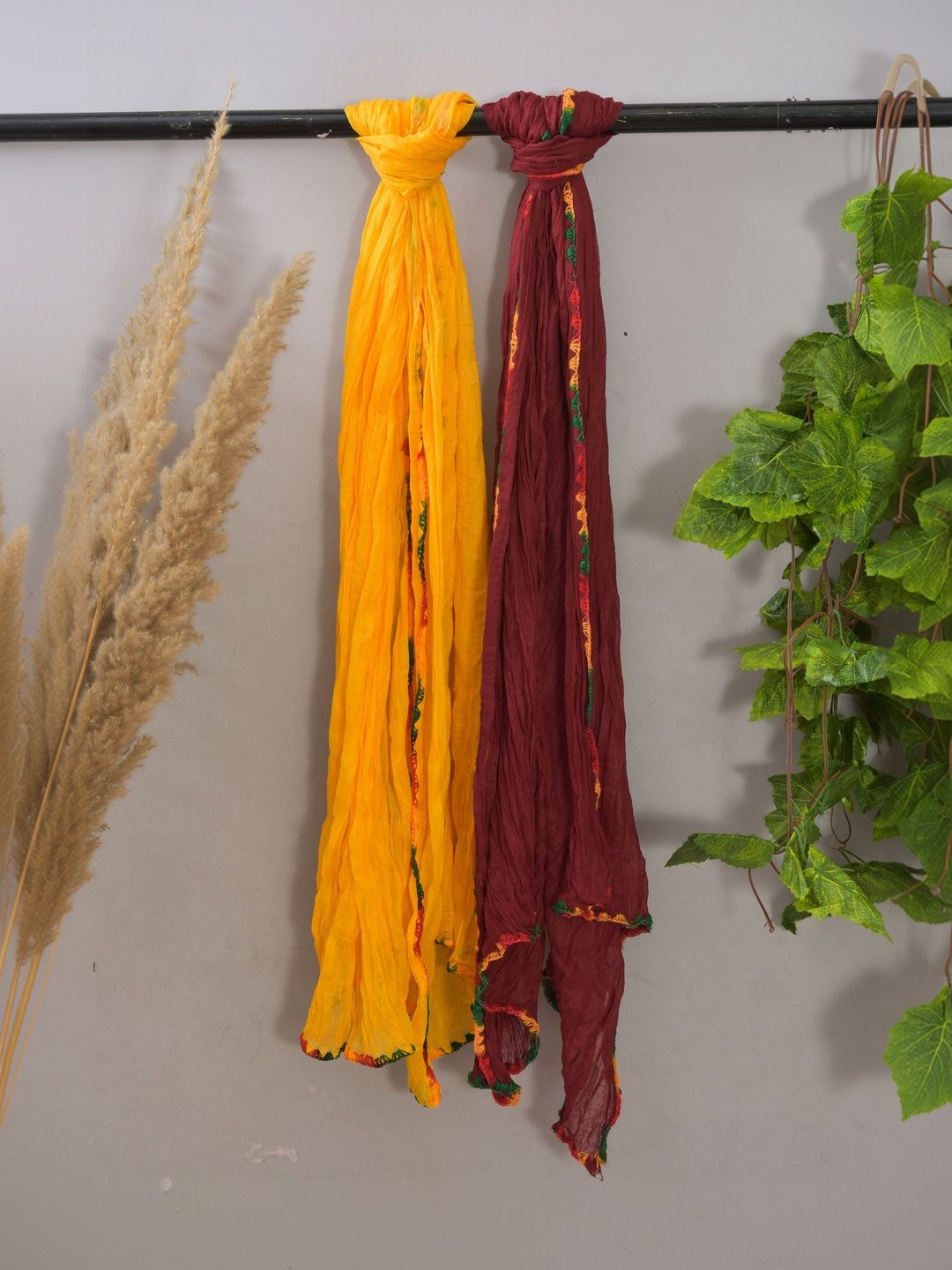 Kuhika Dupatta with Thread Work-picture-57
