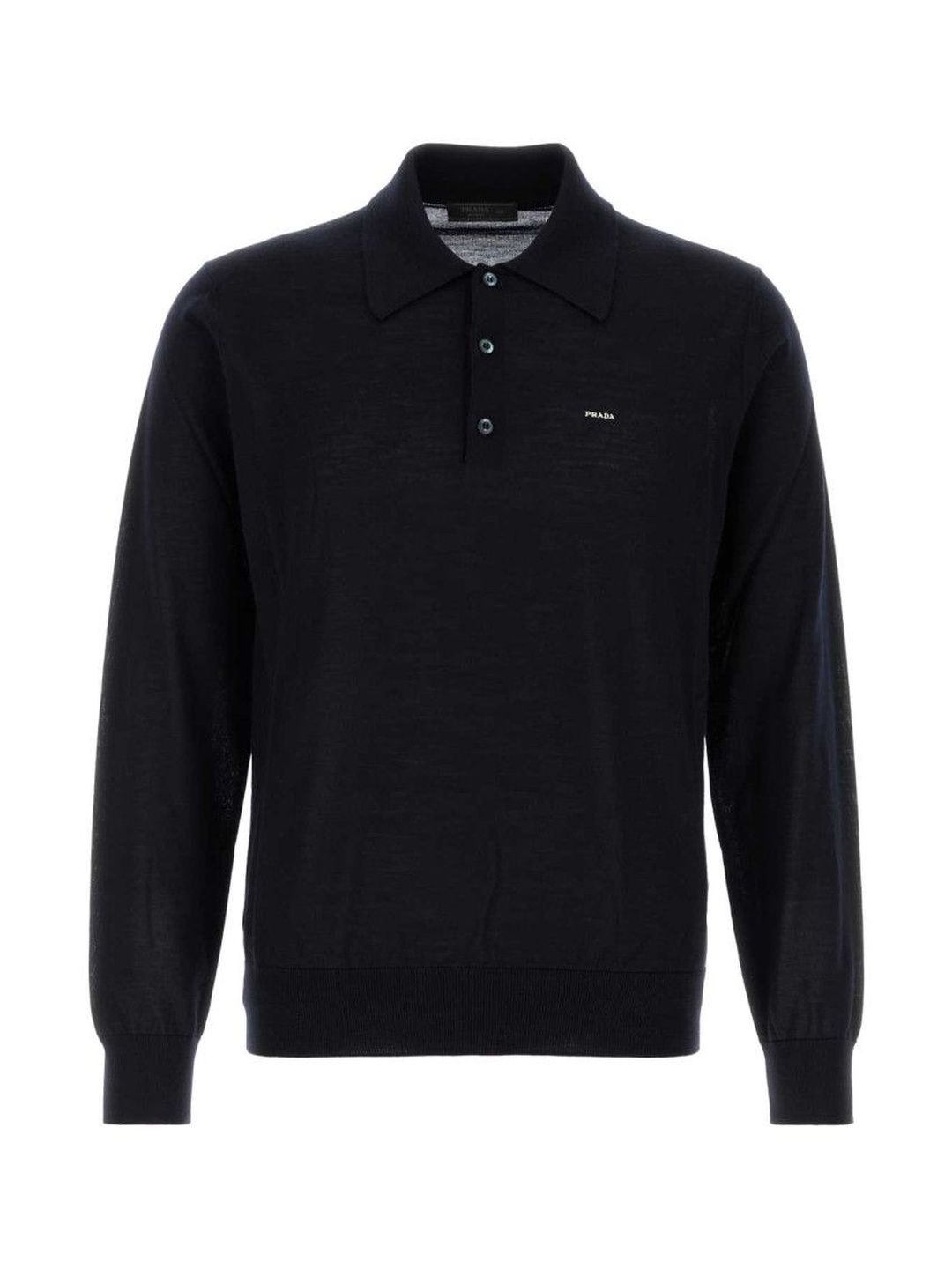 Navy Blue Long Sleeves Logo Polo-image-16