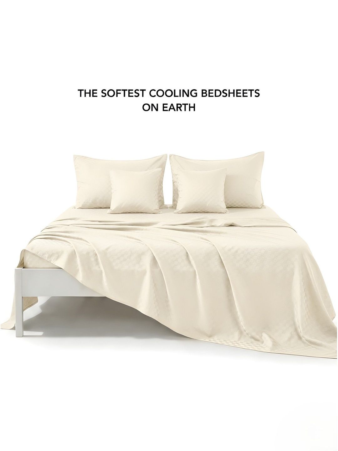 Zarf Beige Checked Egyptian Cotton 6 Piece Single Superfine Bedding Set-picture-44