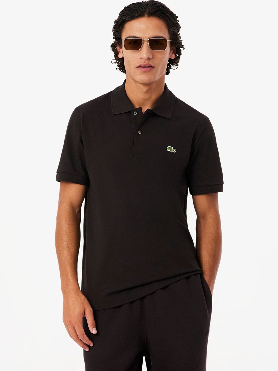 Lacoste Men Brand Logo Polo Collar T-shirt-image-14