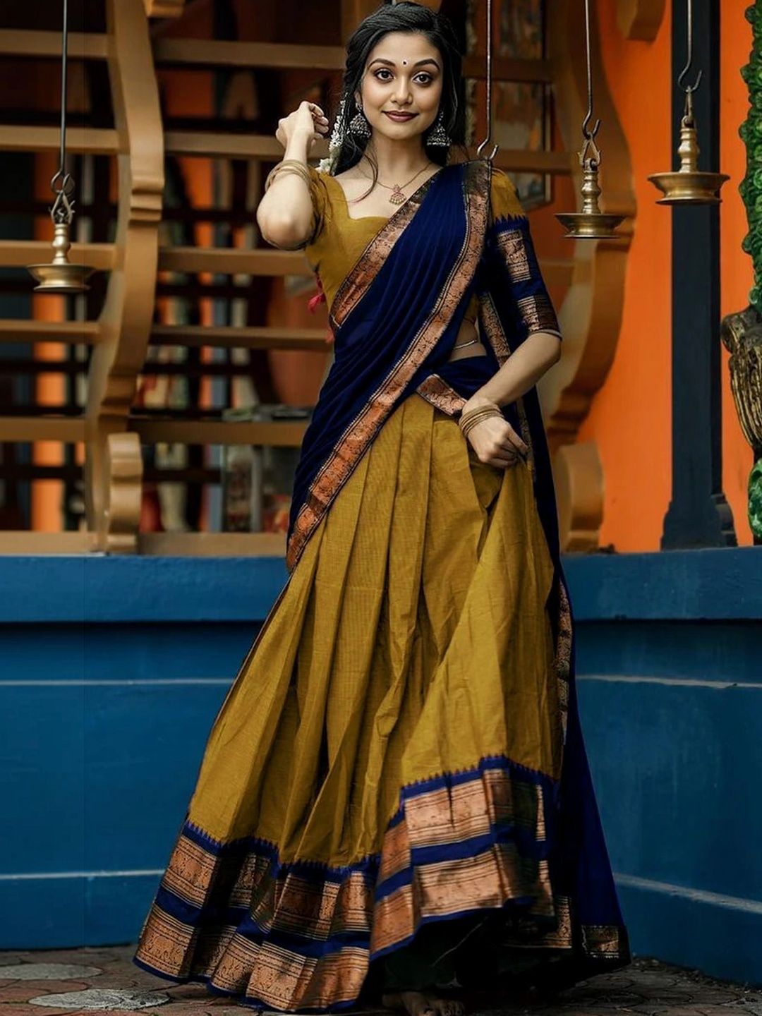 R K INFINITIVE Unstitched Lehenga & Blouse With Dupatta-picture-11