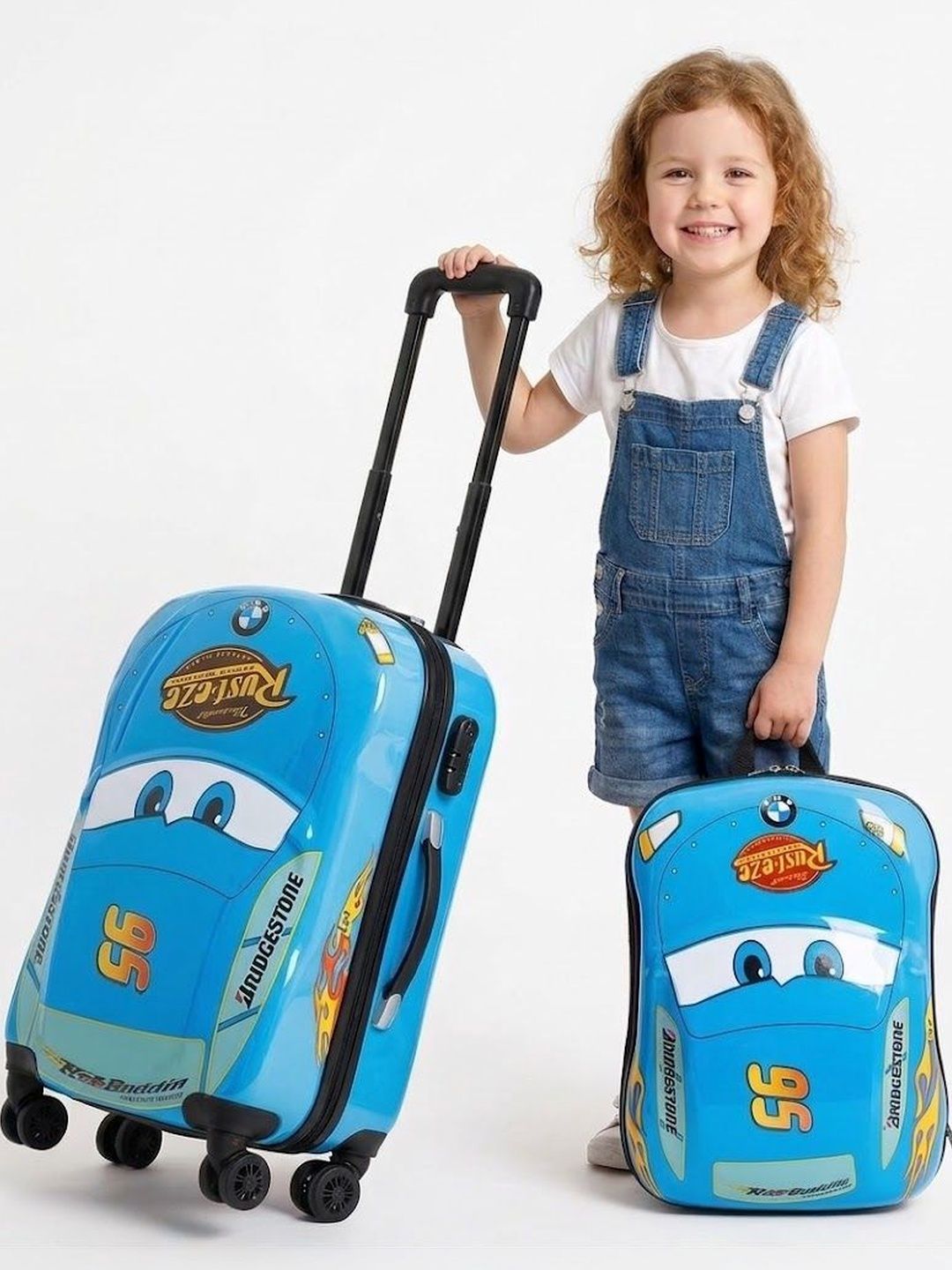 NAVRANGI Graphic Printed Hard-Sided Medium Trolley Bag-image-6