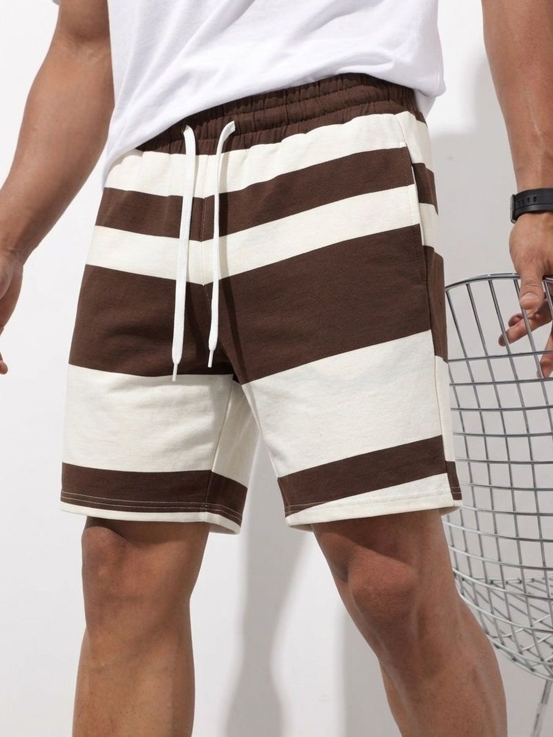 Roadster Men Striped Technology Shorts-picture-16